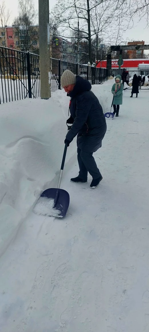 ❄❄❄ОБЩЕГОРОДСКОЙ СУББОТНИК: СНЕГ НАМ НЕ ПОМЕХА! ❄️❄❄  Сегодняшний день был наполнен настоящим команд