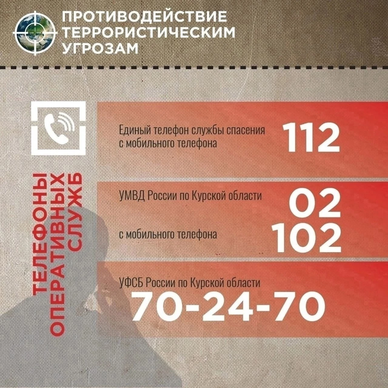 ‼️  В целях предупреждения возможных террористических и экстремистских проявлений в регионе необходи
