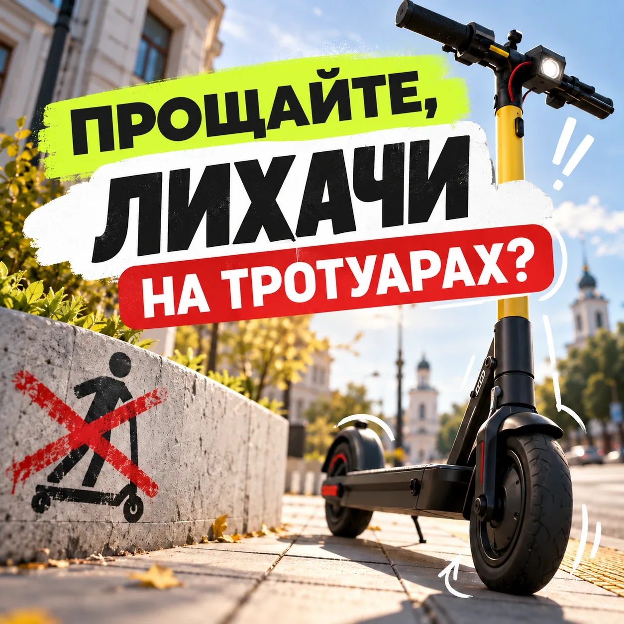 Следственный комитет РФ предложил ужесточить правила для электросамокатчиков