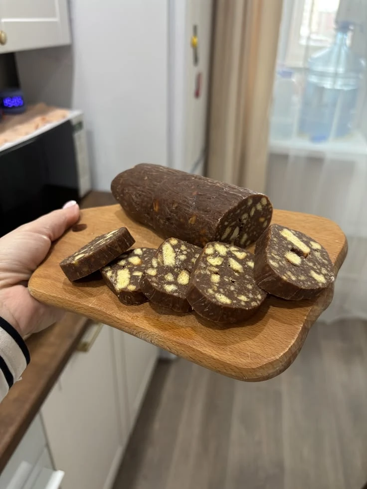 Колбаса с орехами и какао