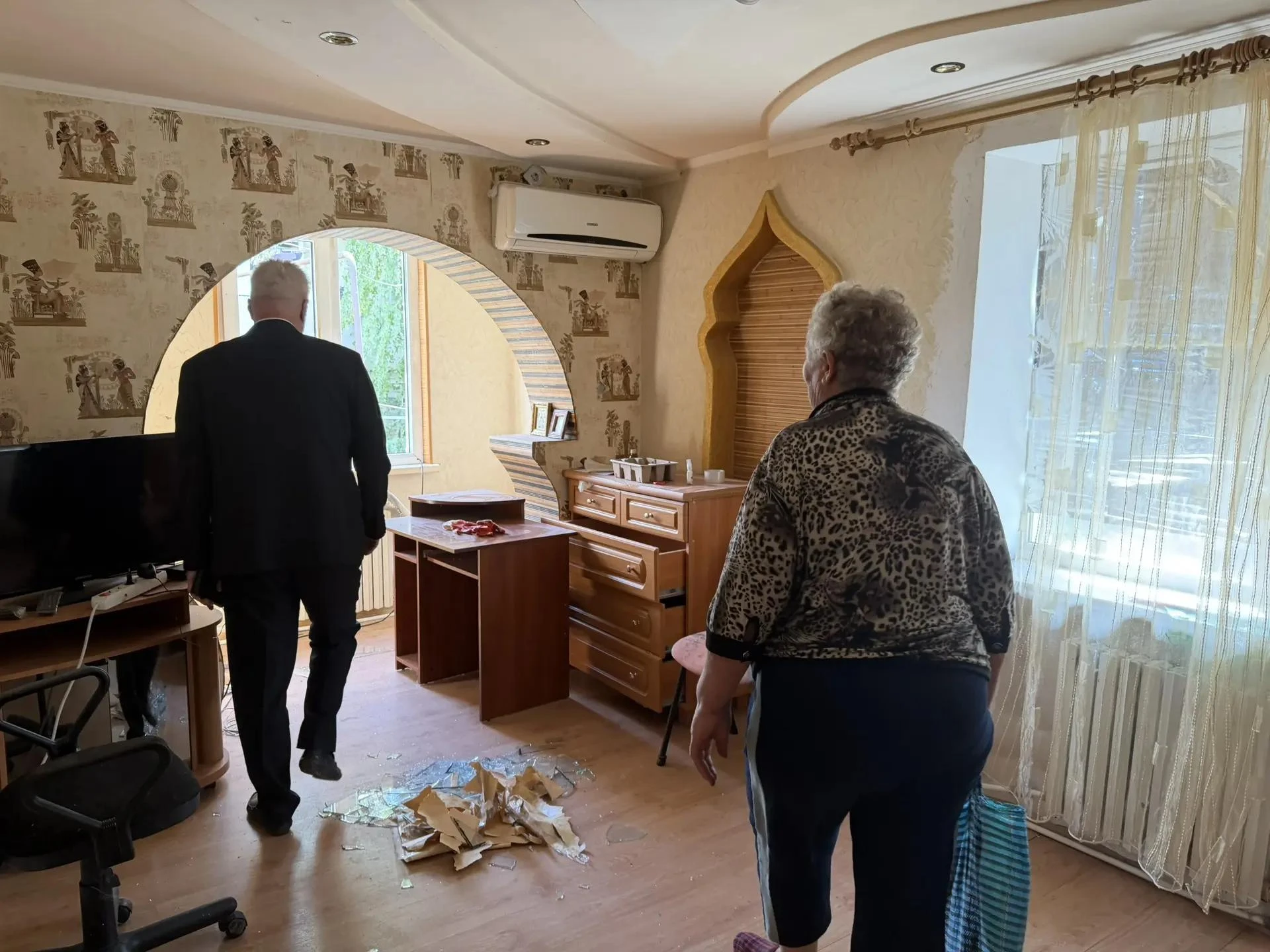 Сегодня ночью враг в очередной раз нанес удар по мирной территории. Два беспилотных лет...