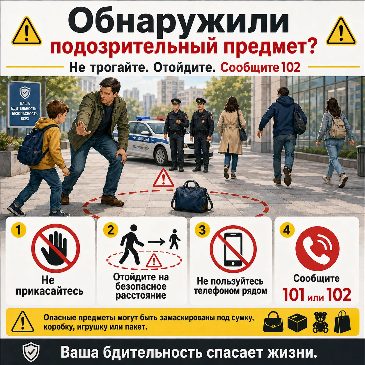 Полицейские напоминают: опасная находка может стоить жизни