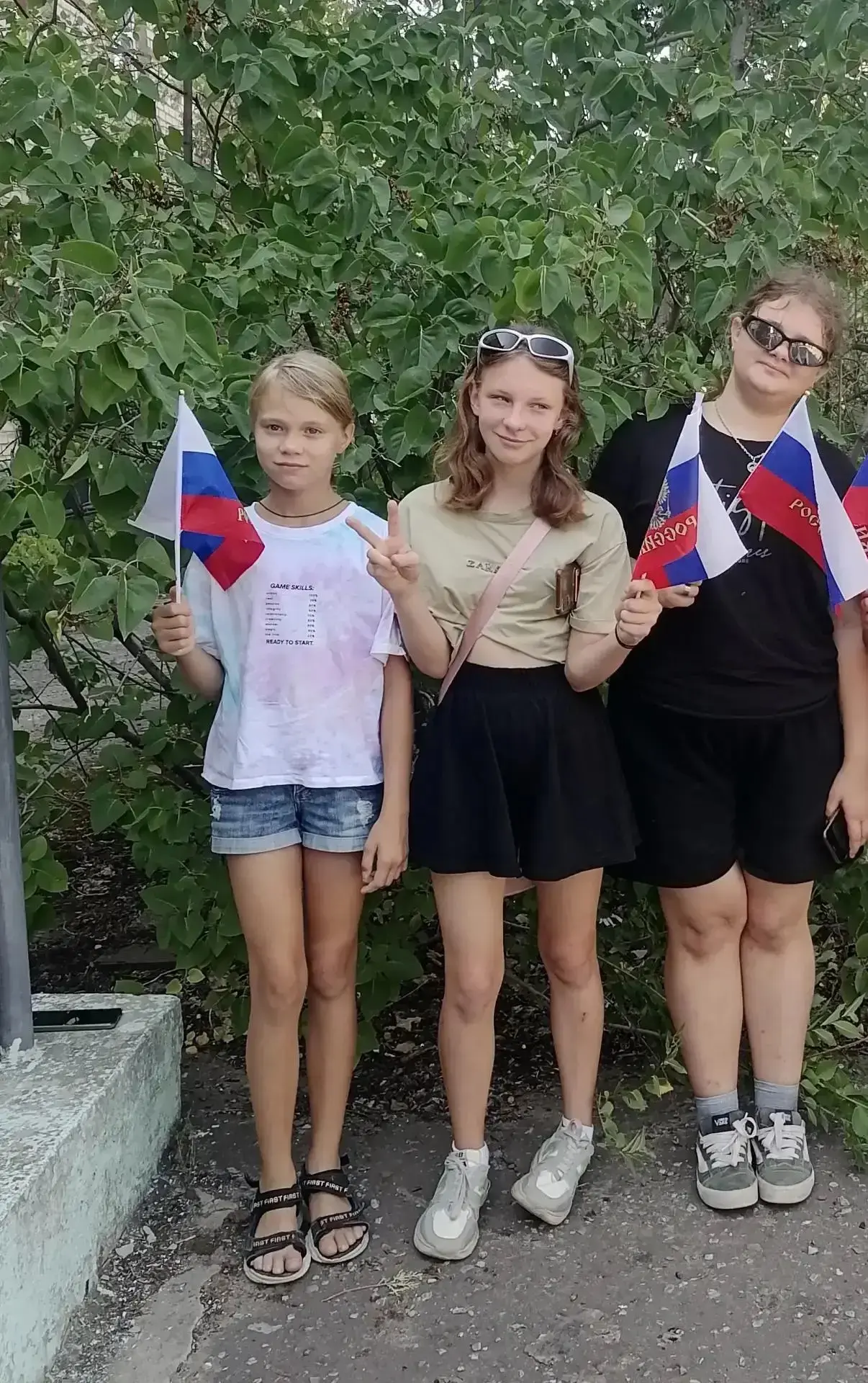 Акция, посвященная Дню России прошла на ст.Чапурники.

Сегодня, в этот светлый и торжественный День 