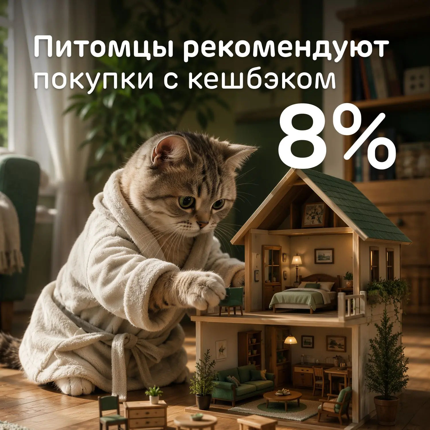 Ваш пушистый друг уже приносит радость. 

А теперь будет приносить пользу.

→ Выберите категорию «Зо