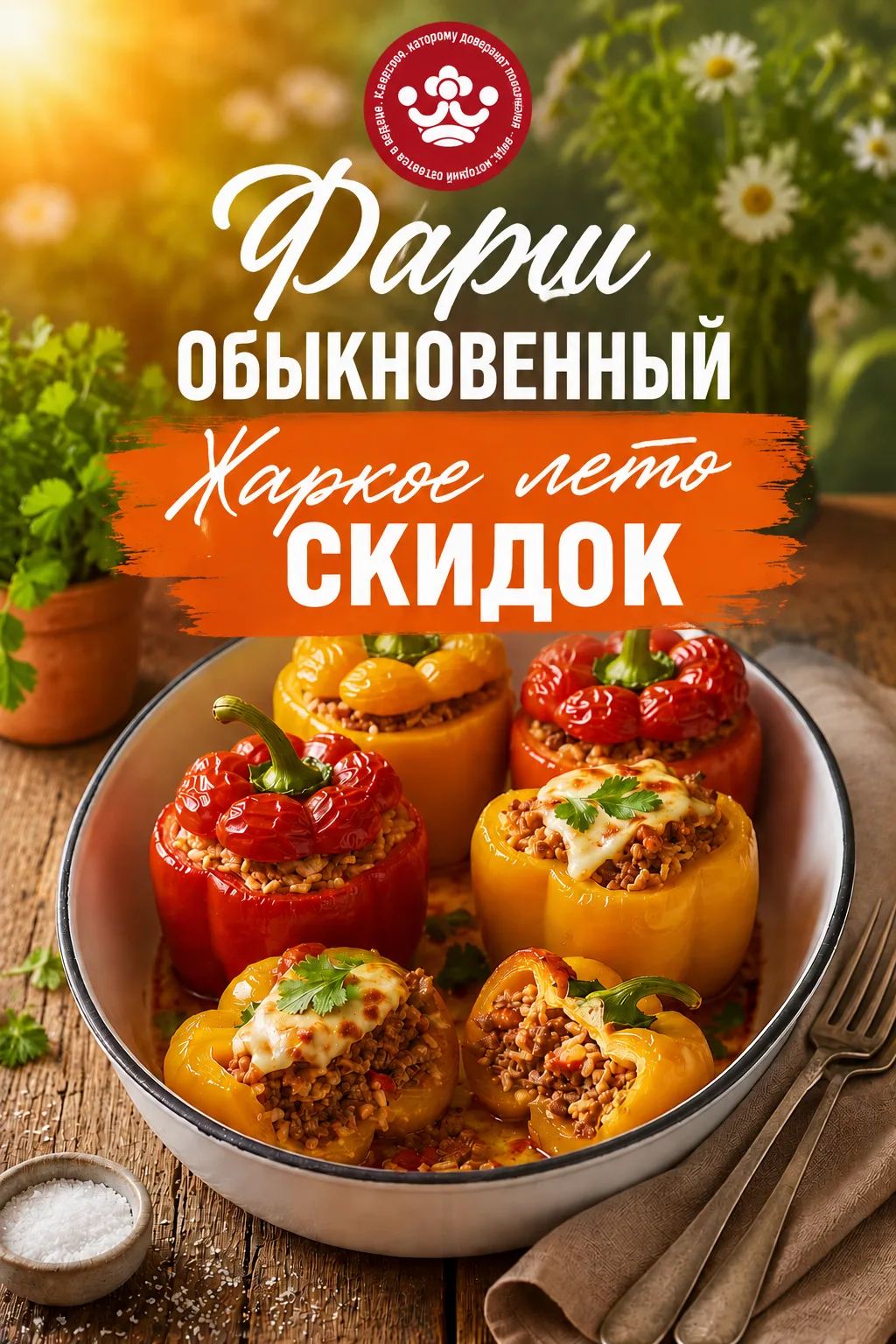 🌶️ Жаркое лето скидок продолжается! 

А это значит, что пришло время закупиться сочным фаршем от Ца