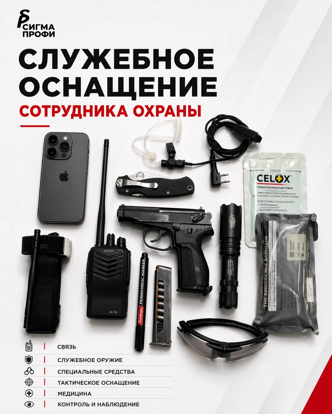 Служебное оснащение сотрудника охраны: готовность к разным сценариям

Работа охранника редко состоит
