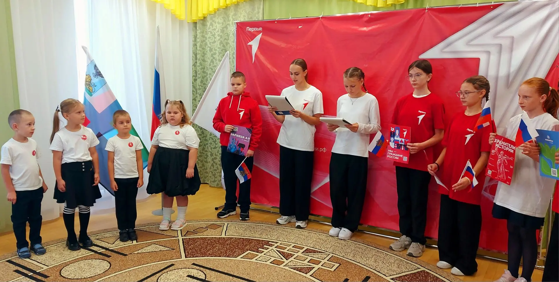 В детском саду с. Дегтярное состоялось торжественное посвящение воспитанников в Движени...