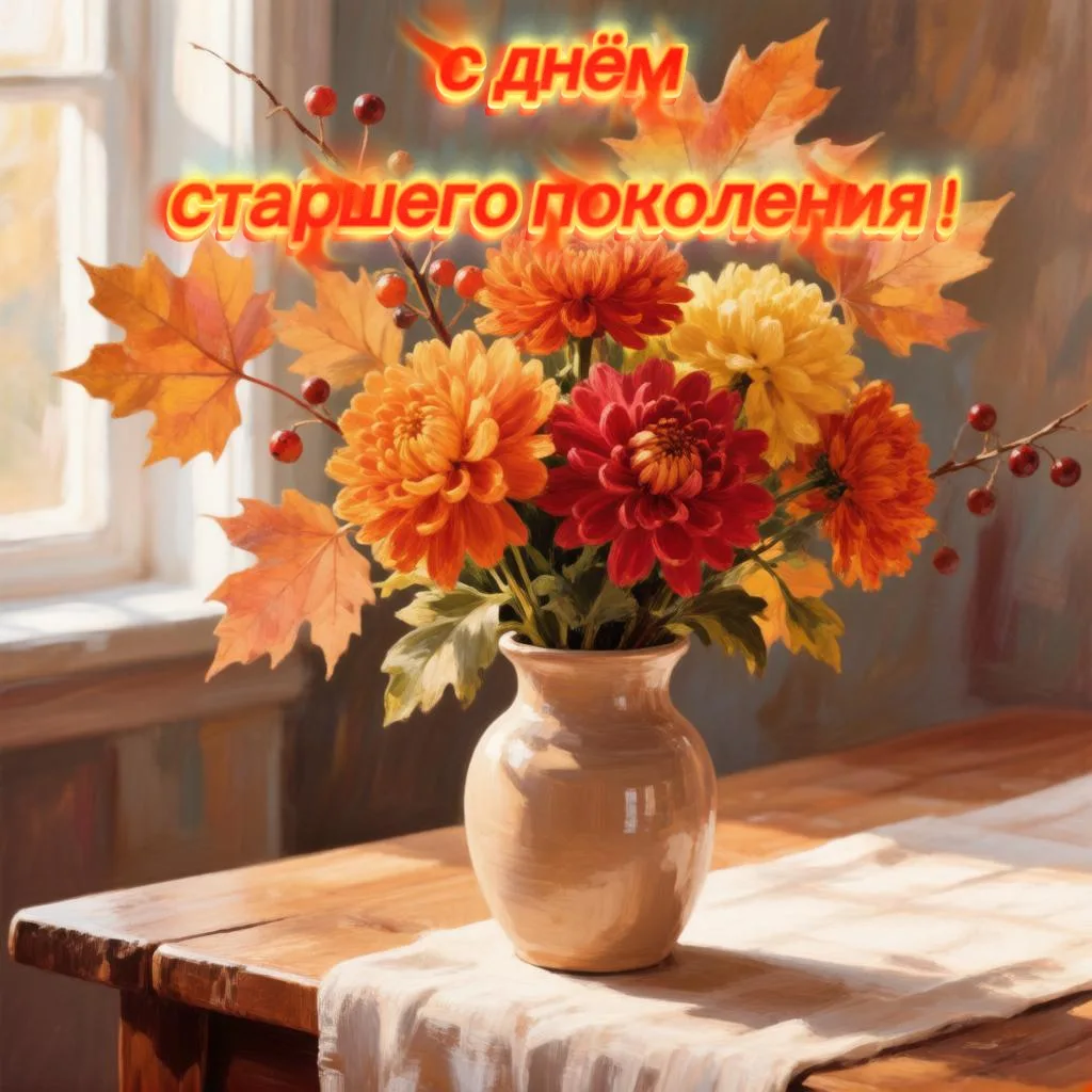 Уважаемые представители старшего поколения! Примите искренние поздравления с Международ...
