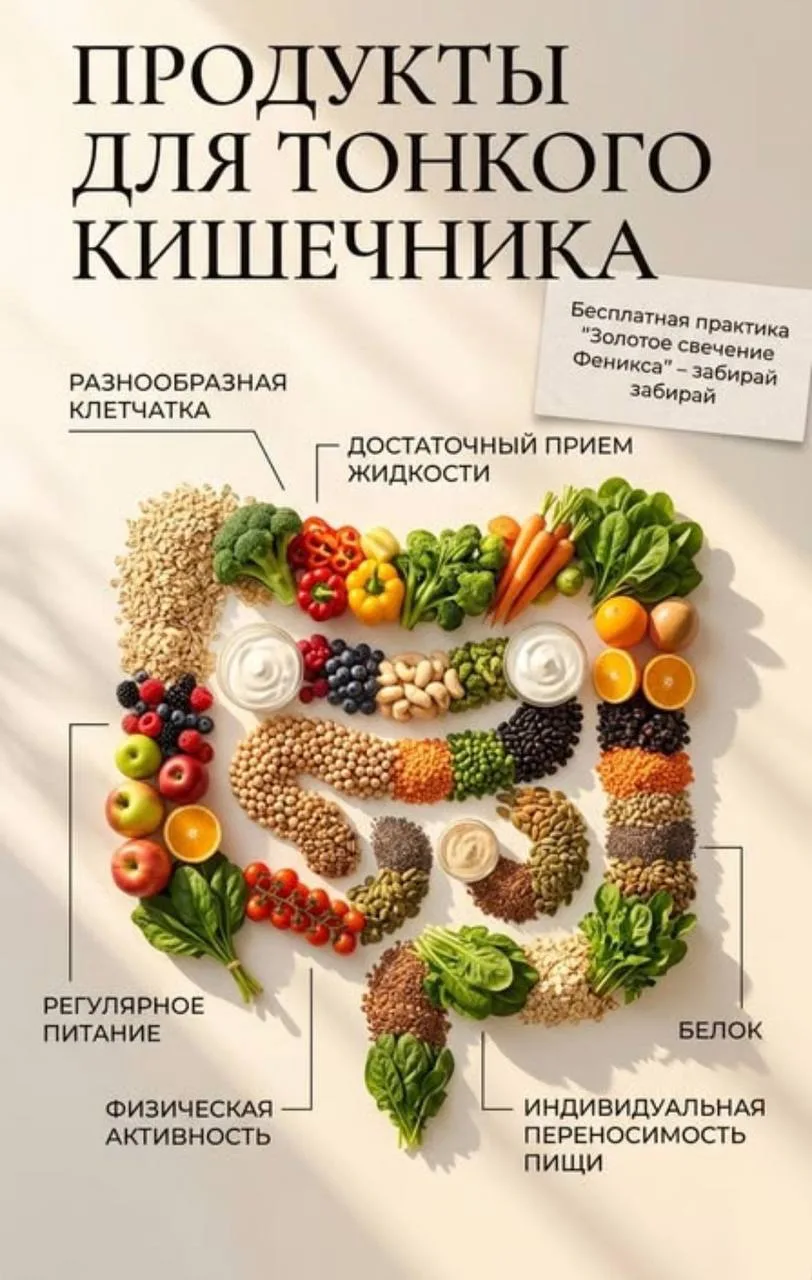 🌿 Продукты для комфортного пищеварения и лёгкости