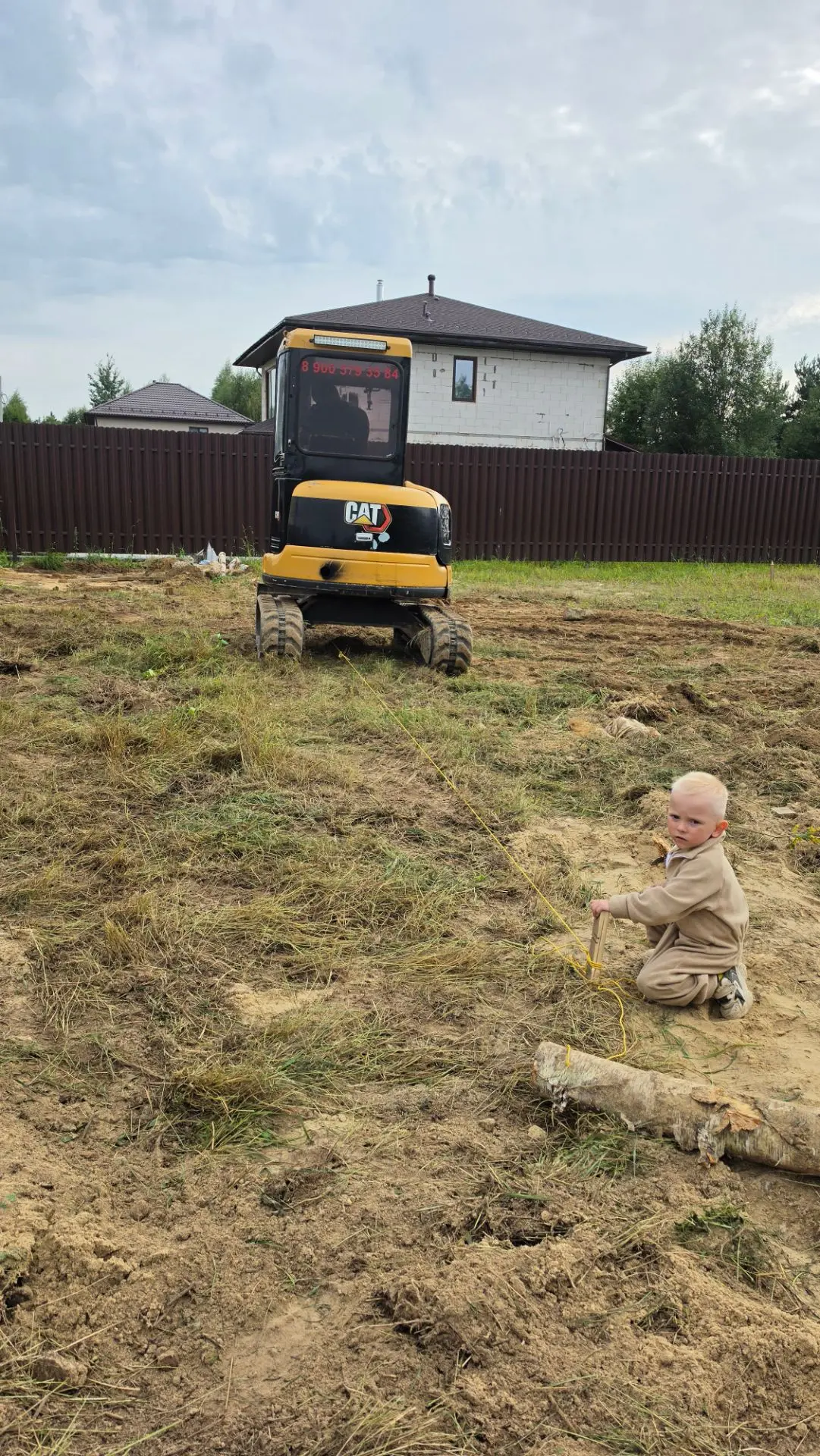 Старт нового дома . Милые заказчики на важных моментах 🥰🥰