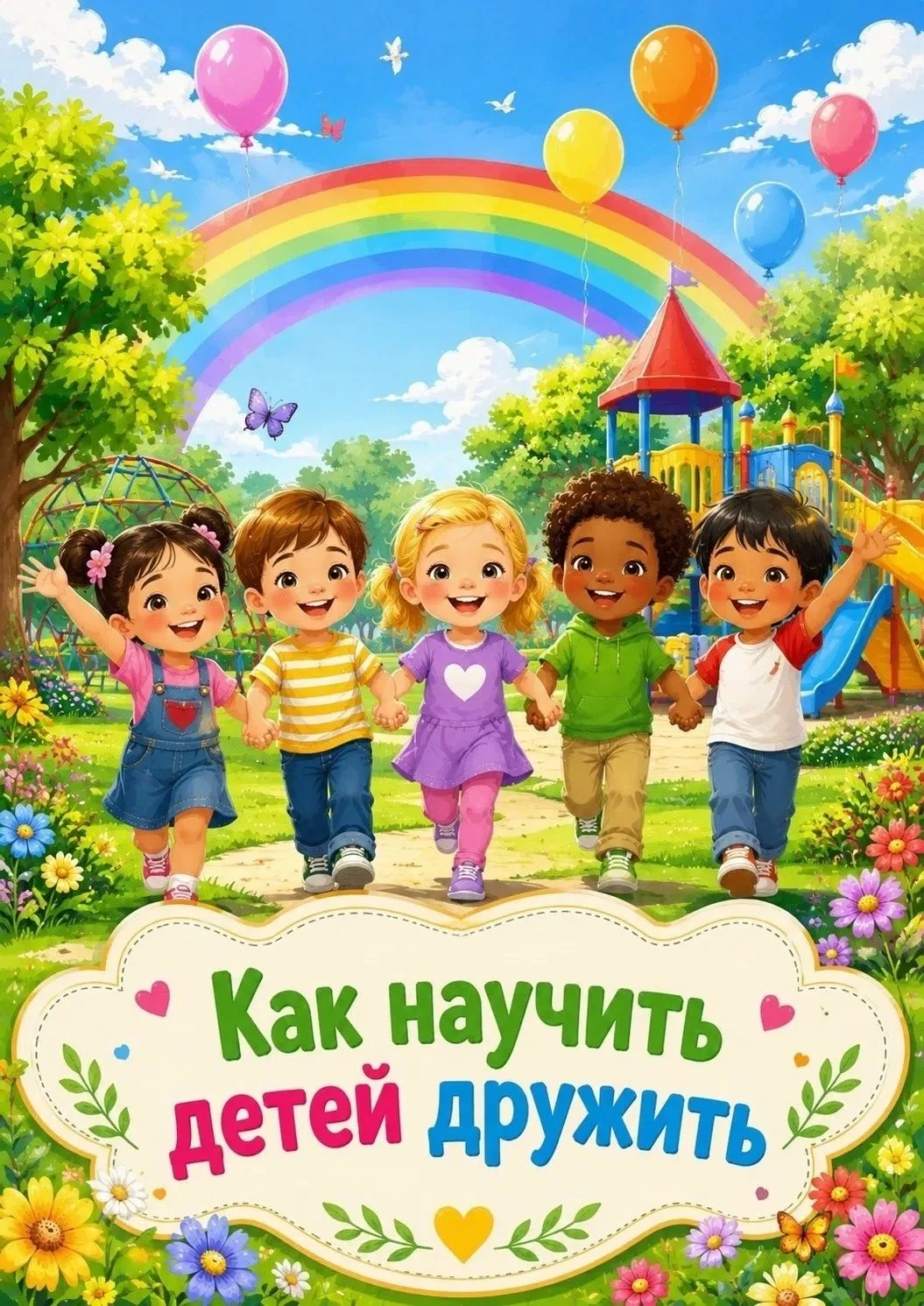 📚Консультация для родителей: "Как научить детей дружить? "