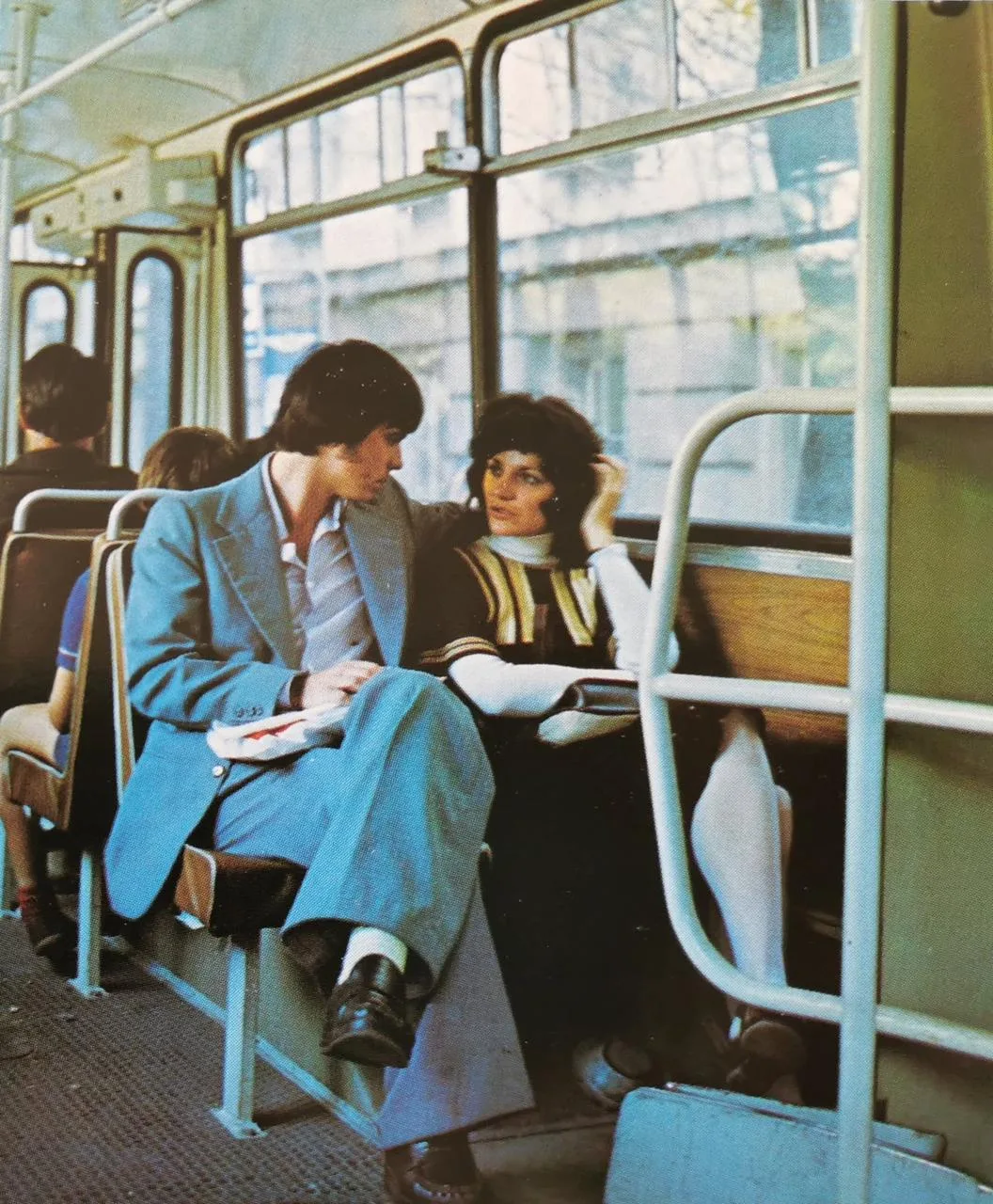 В трамвае в Софии, 1970-е
