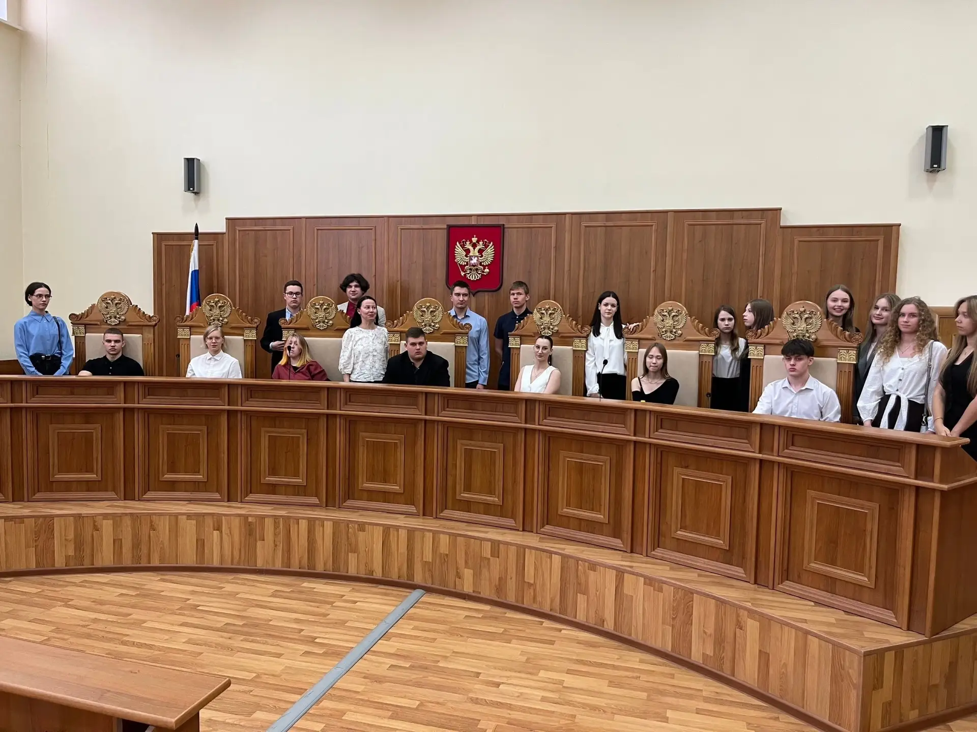 ⚖ Наши студенты — в центре судебной системы!   Первокурсники направления «Судебная и прокурорская де