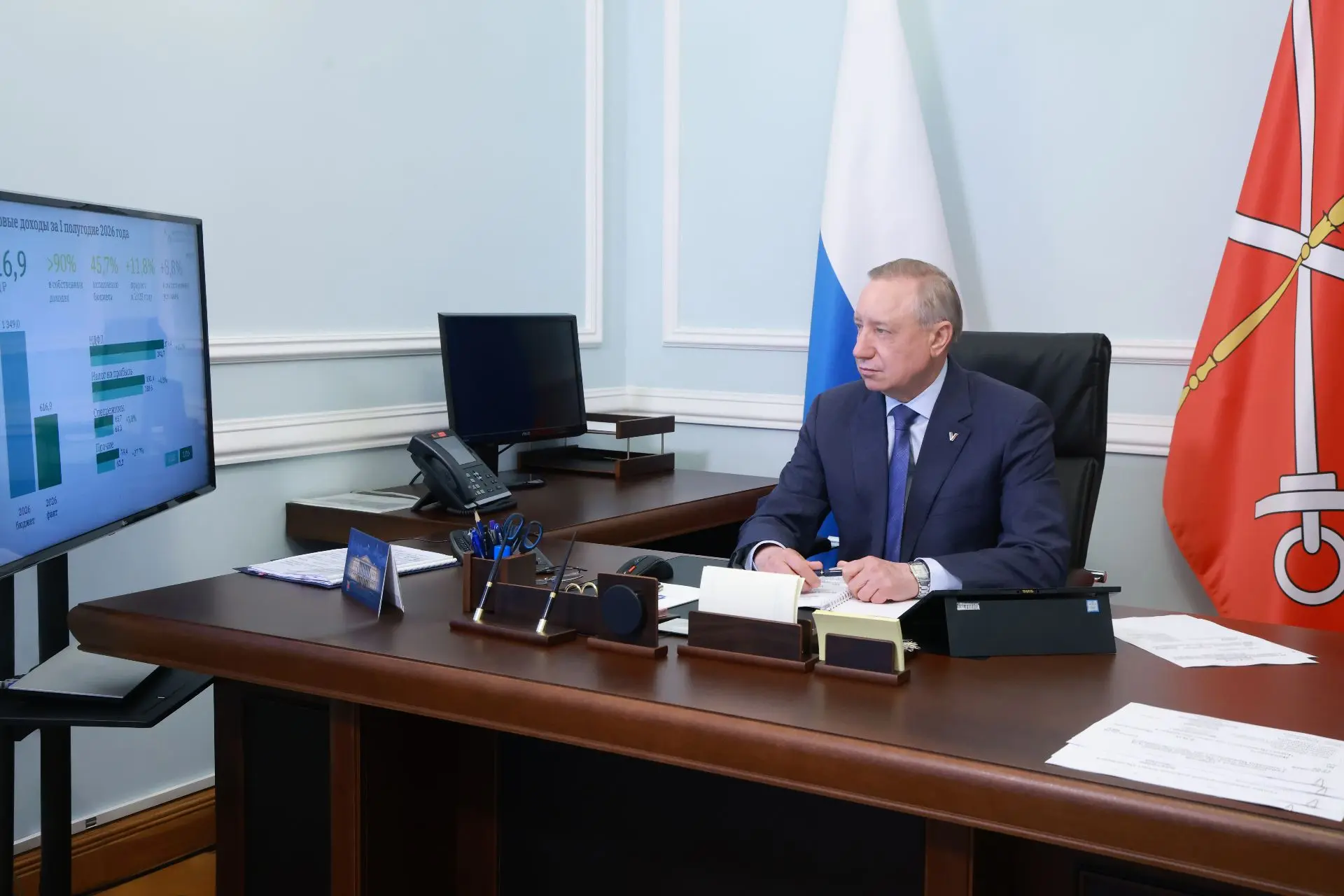 Александр Беглов: Бюджетная система Петербурга демонстрирует устойчивость – грамотное у...