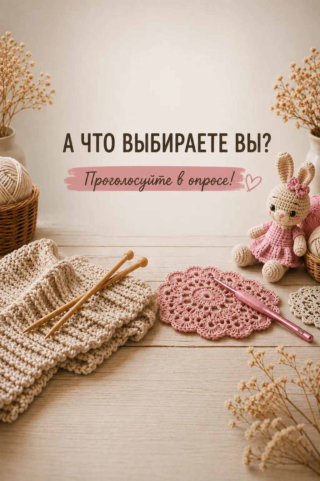 «Спицы или крючок?»