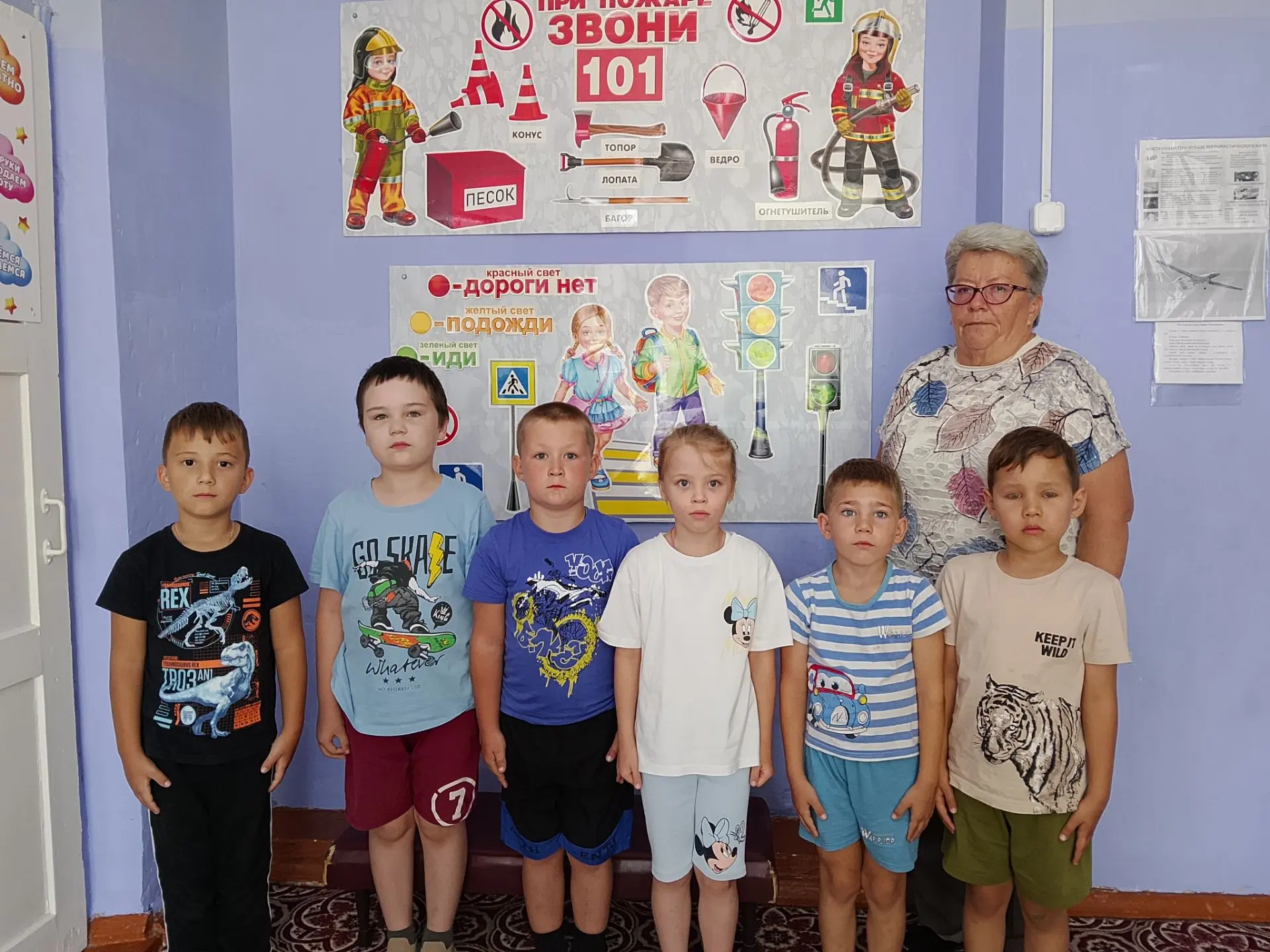Дошколятам напомнили о правилах  безопасности!