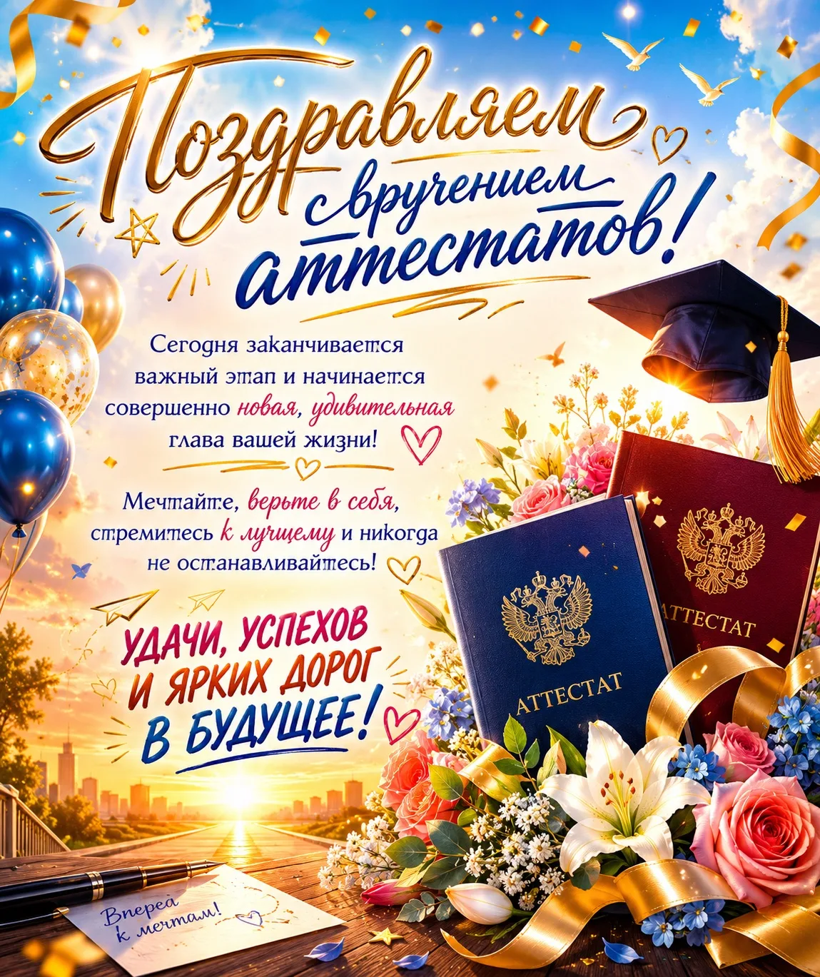 Дорогие наши выпускники! Сегодня в нашей школе прошел праздник, который мы будем помнит...