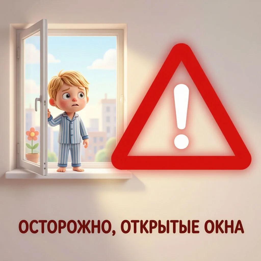 Безопасность детей у окон: будьте бдительны!
