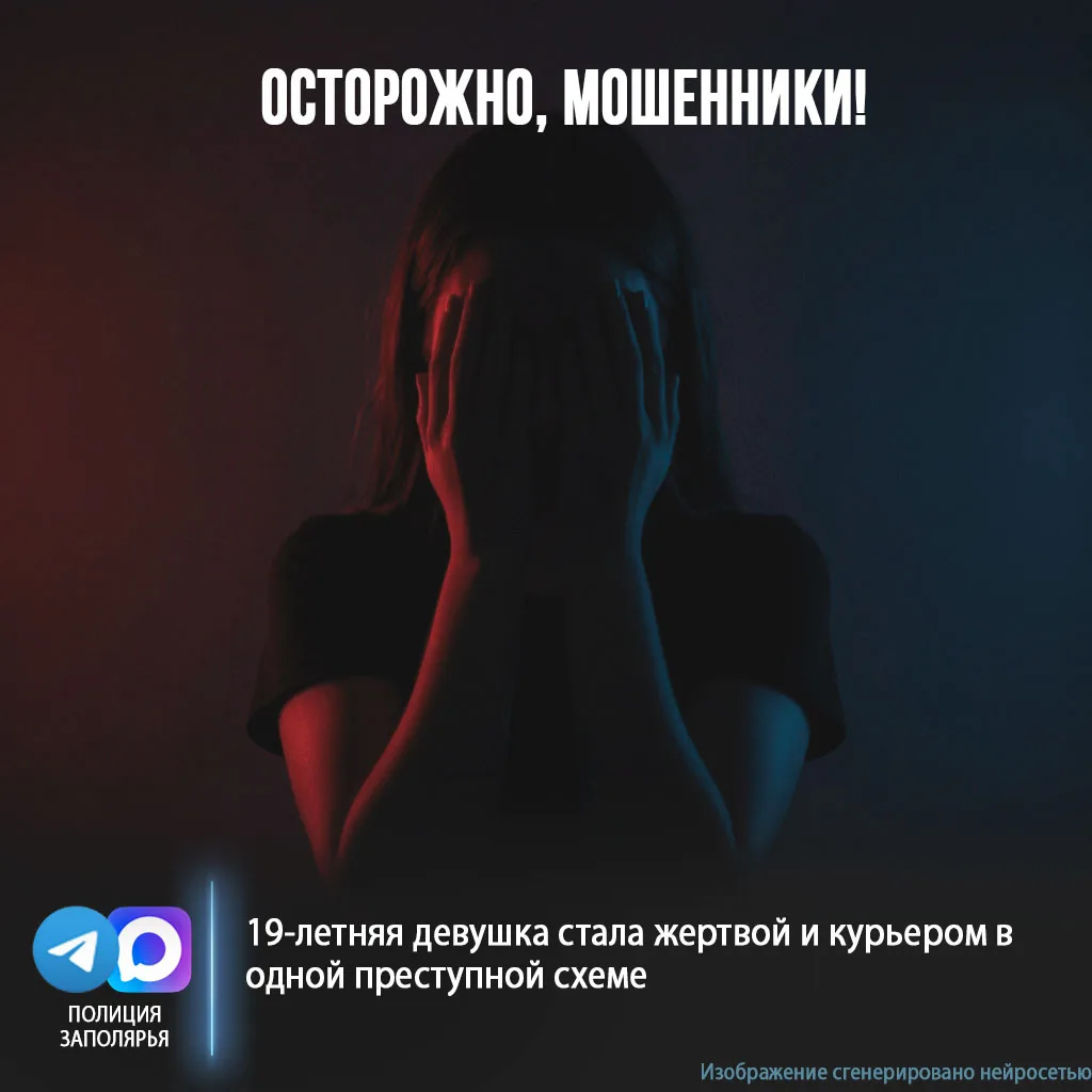 🛑 Осторожно, мошенники! 19-летняя девушка стала жертвой и курьером в одной преступной ...