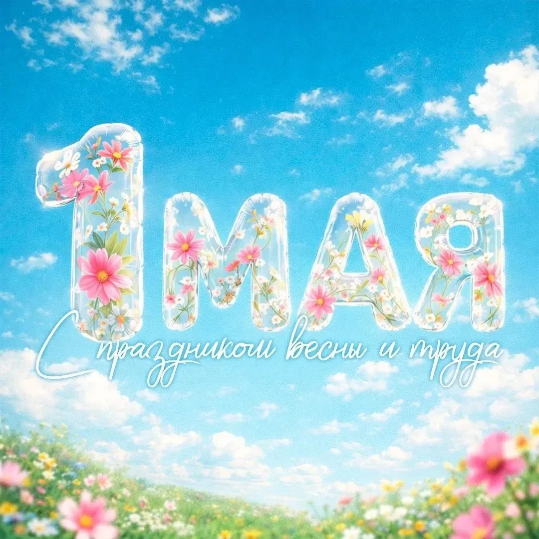 Поздравляем с 1 Мая ⁣ Желаем, чтобы ничего не мешало планам. Пусть выходные будут длиннее, чем списо