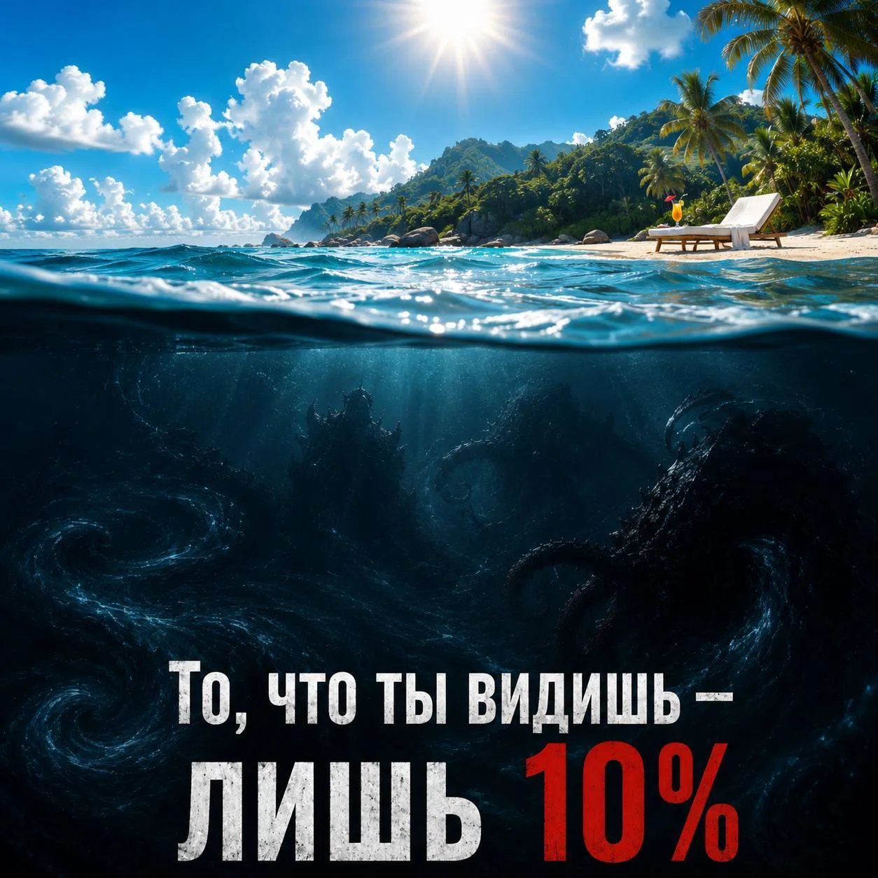 🐋 Океан изучен лишь на 10%!

В воде действуют совершенно другие законы . И вот несколько правил, ко