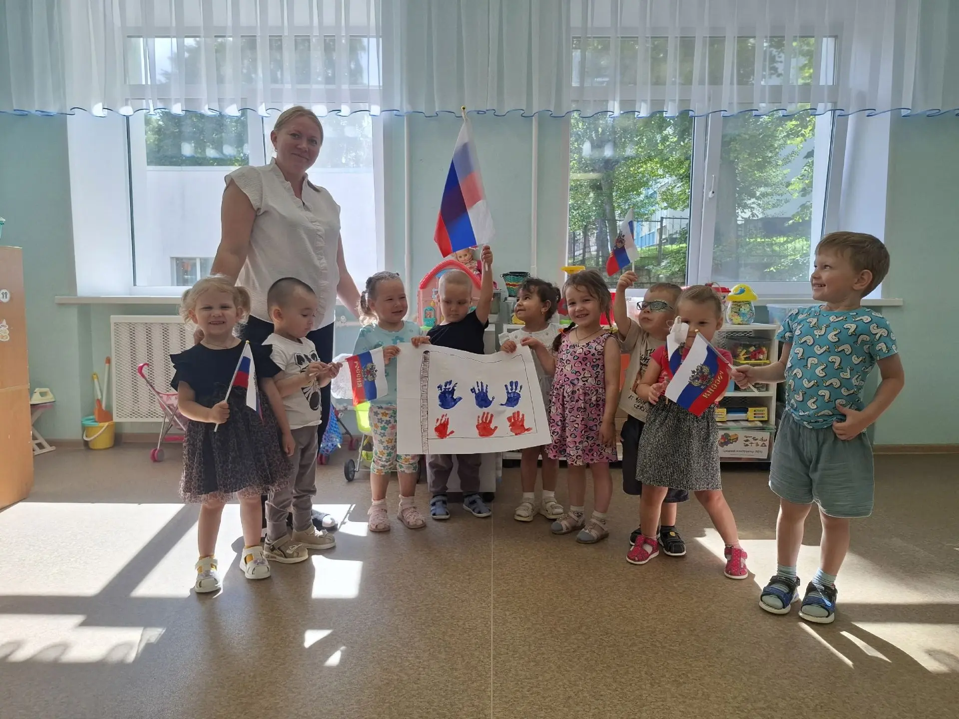 🇷🇺 «Флаг моей страны» — с любовью и нежными ладошками!