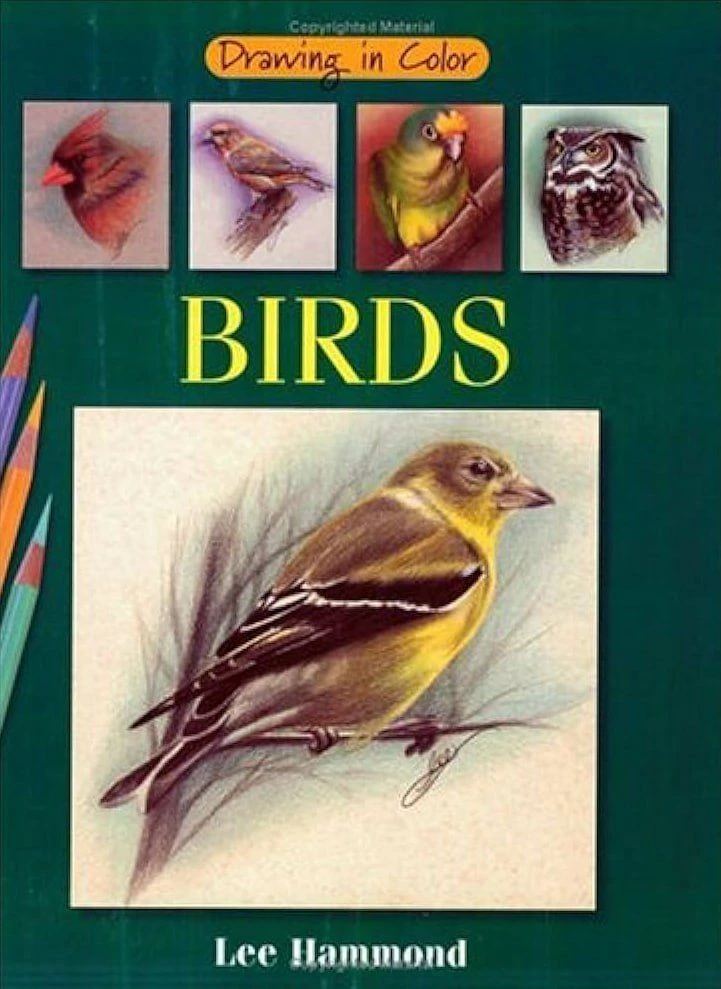 📚📖  Lее Наmmоnd. «Вirds. Drаwing in Соlоr»
