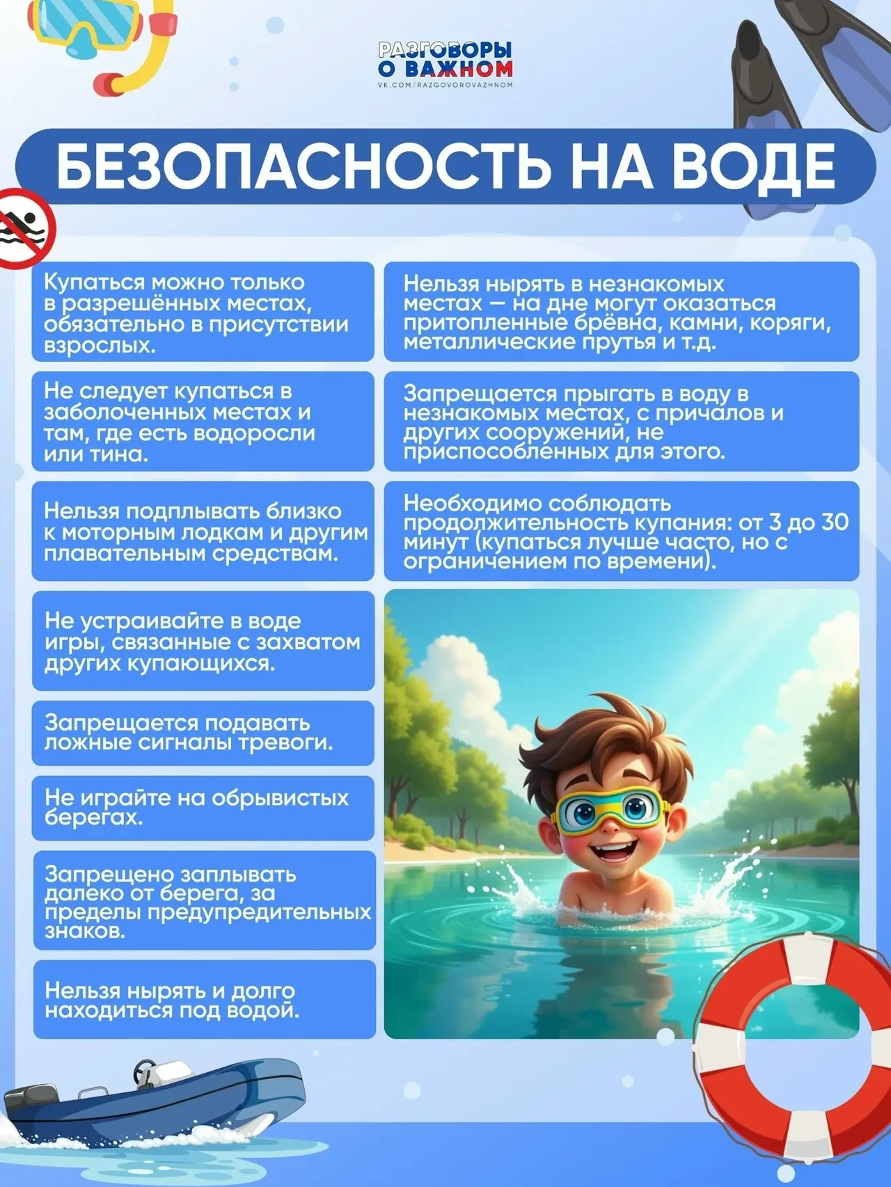 Памятка «Безопасность на воде»