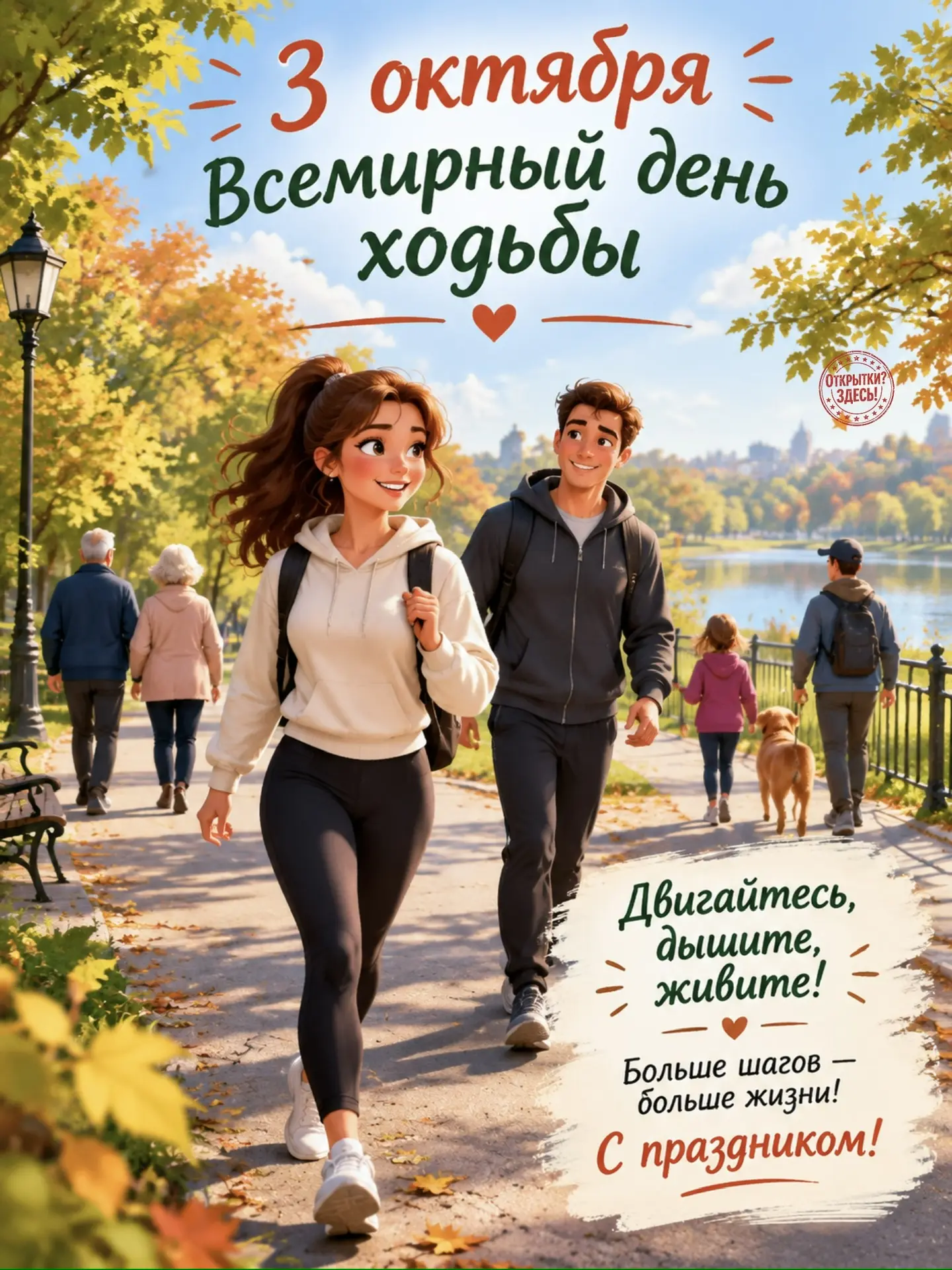 3 октября – Всемирный день ходьбы