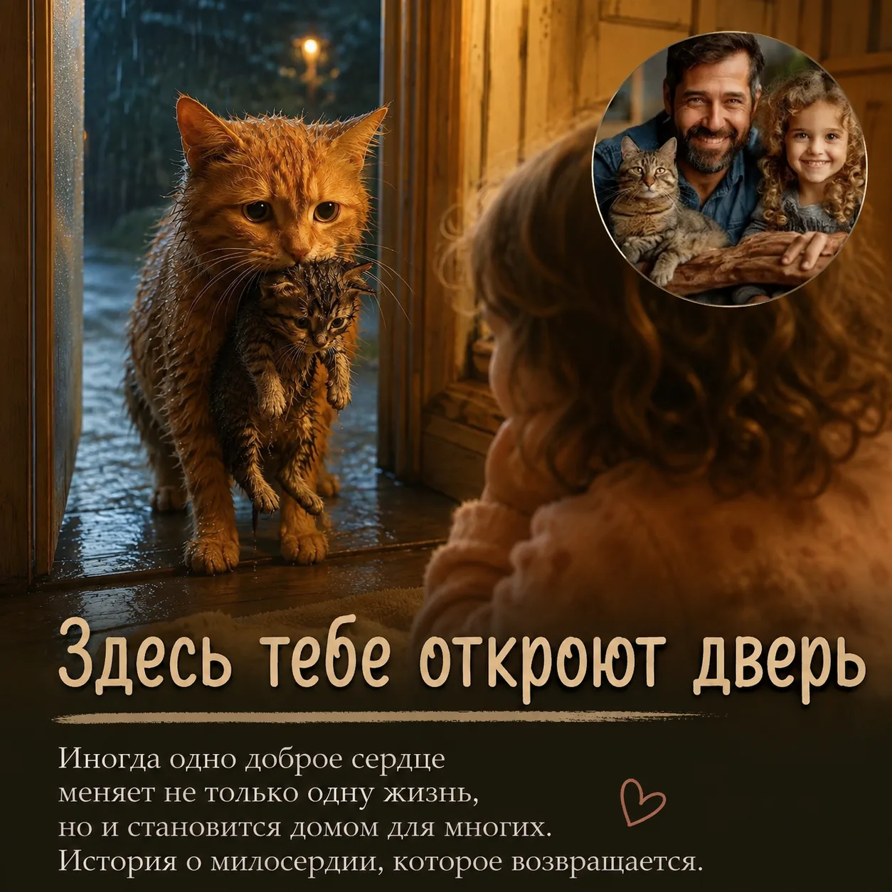 🐾 Здесь тебе откроют дверь