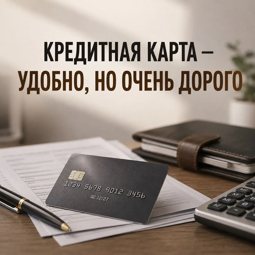 КРЕДИТНАЯ КАРТА — УДОБНО, НО ОЧЕНЬ ДОРОГО 💳