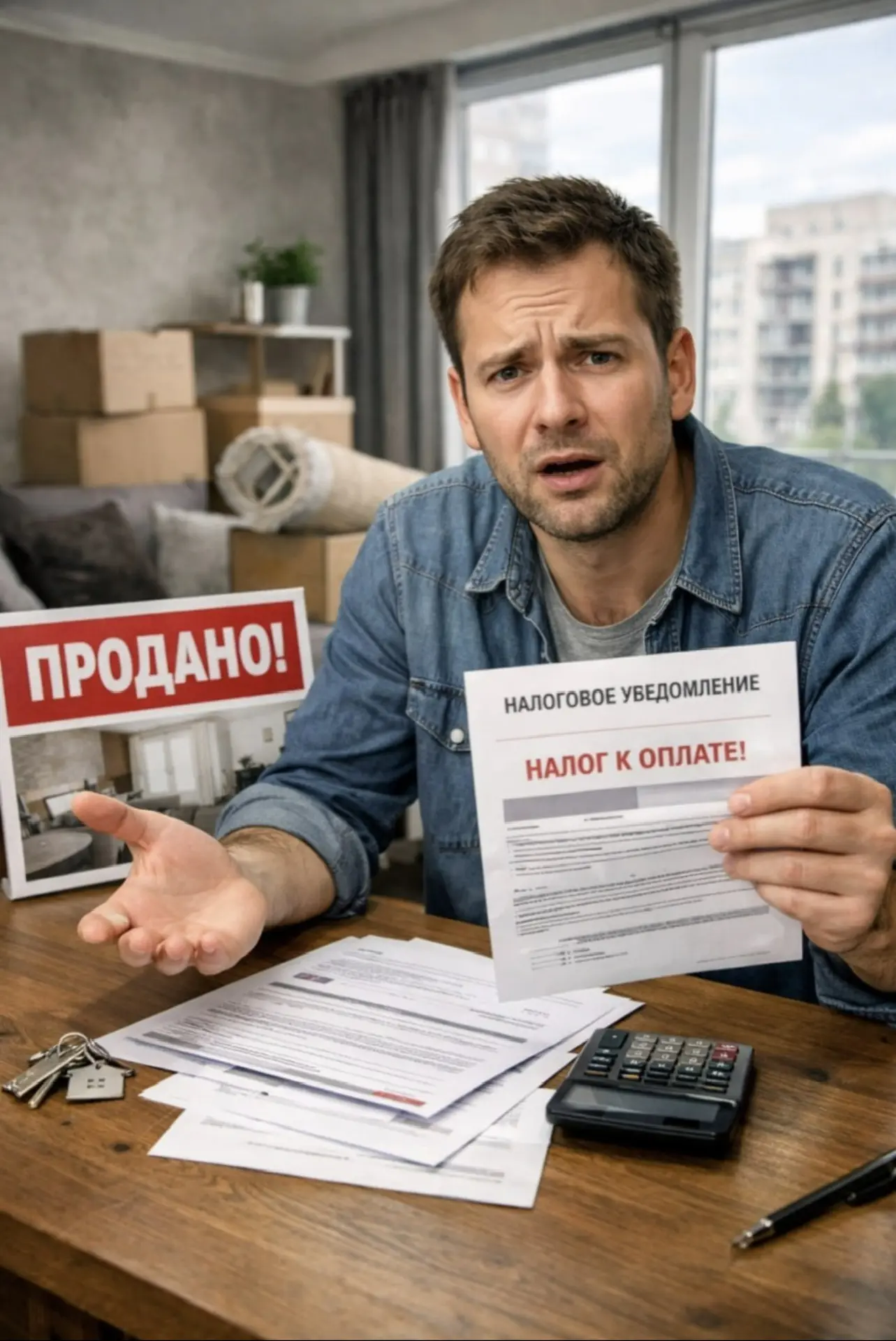 📈 ПРОДАЛ КВАРТИРУ, А НАЛОГ ПРИШЁЛ. ПОЧЕМУ ТАК?