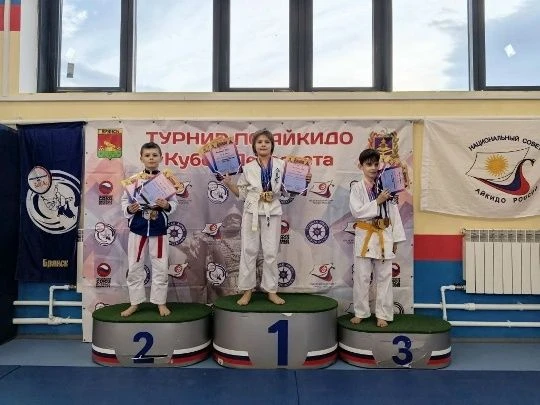 Гордимся Лицеистами! Чернявский Марк участвовал в турнире по айкидо «Кубок Пересвета», проходившем в