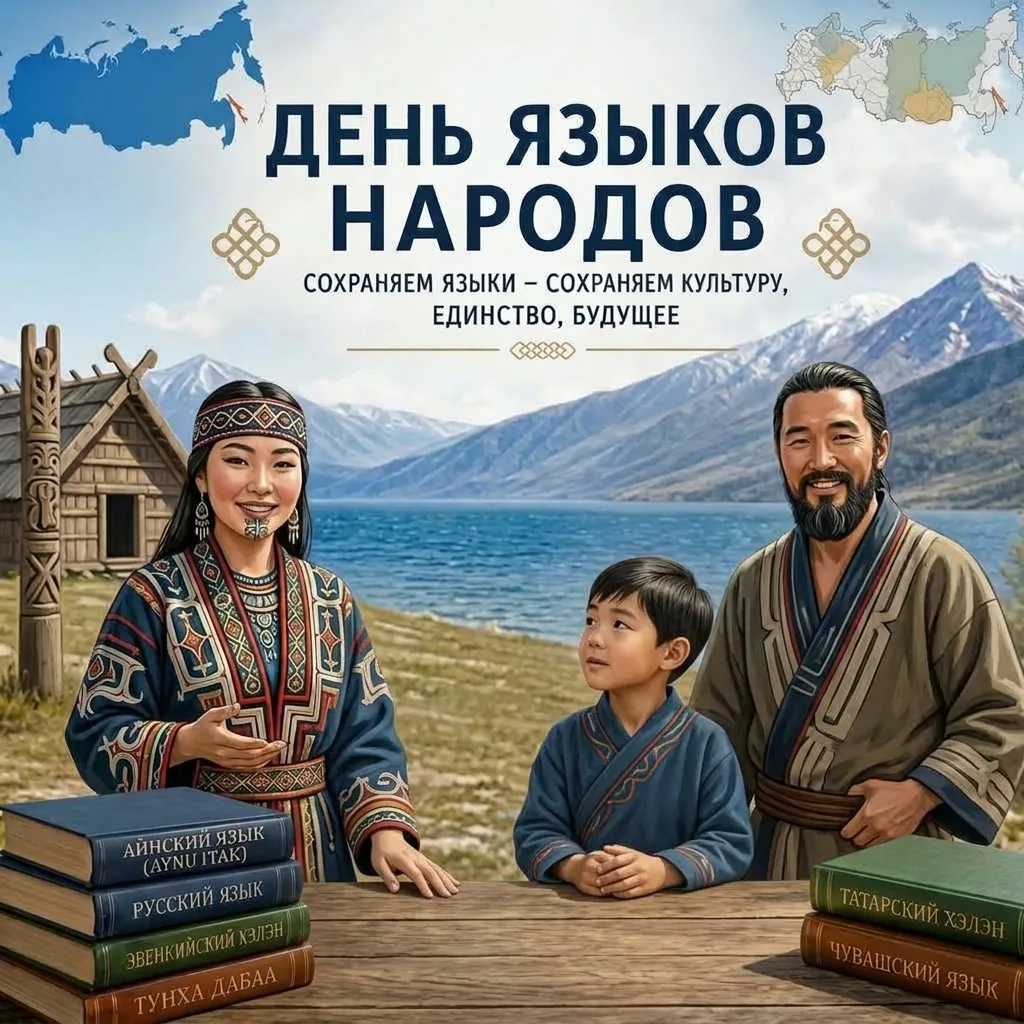 🌞 8 сентября — День языков народов Российской Федерации!