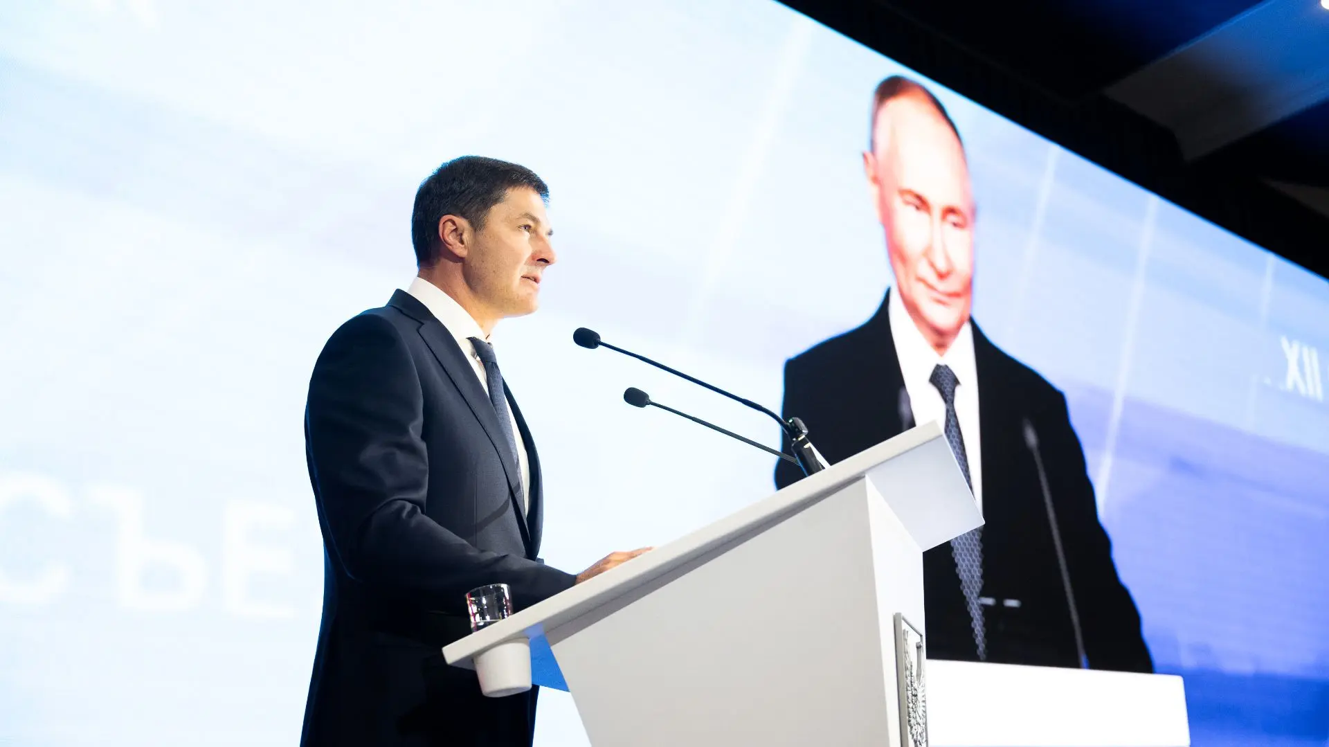 Выступил с ежегодным отчётом об итогах работы в 2025 году.