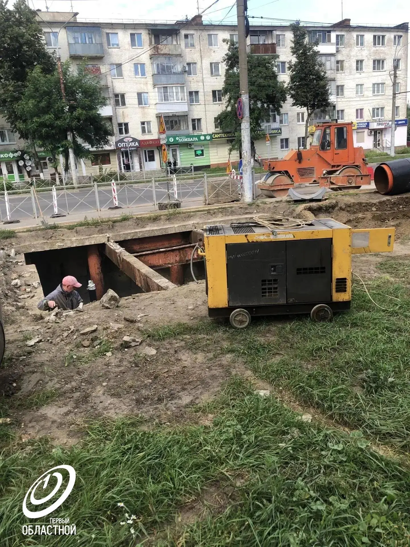 Ремонт подземного участка тепломагистрали на улице 60-летия Октября  в Орле выходит на ...