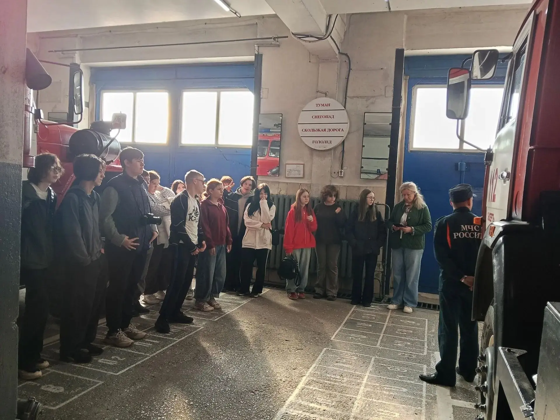 🚒 Важная и познавательная встреча в пожарно-спасательной части №112! 🚒Сегодня в нашей...