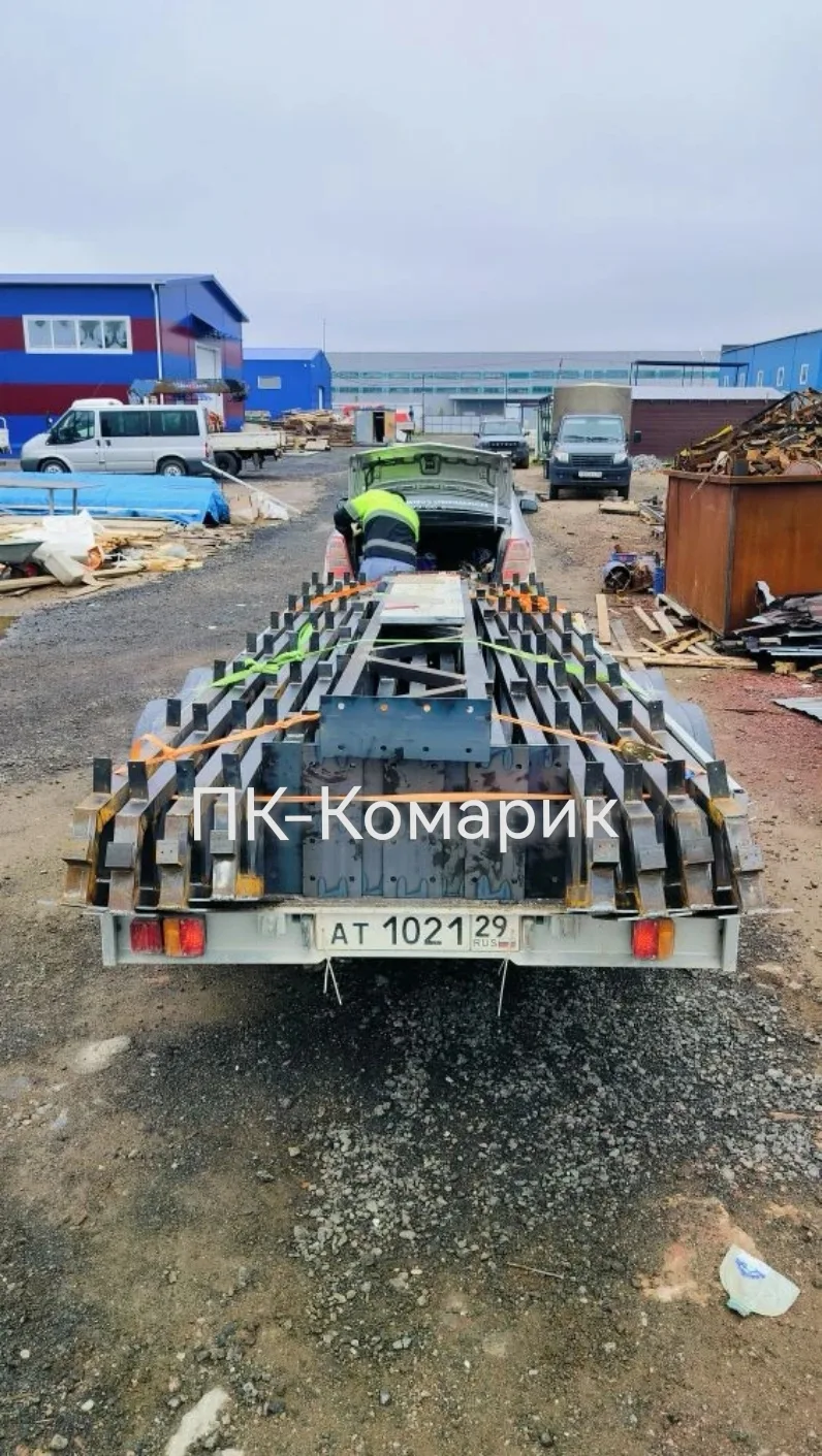 Отгрузили заказчику каркас ангара 8х9
