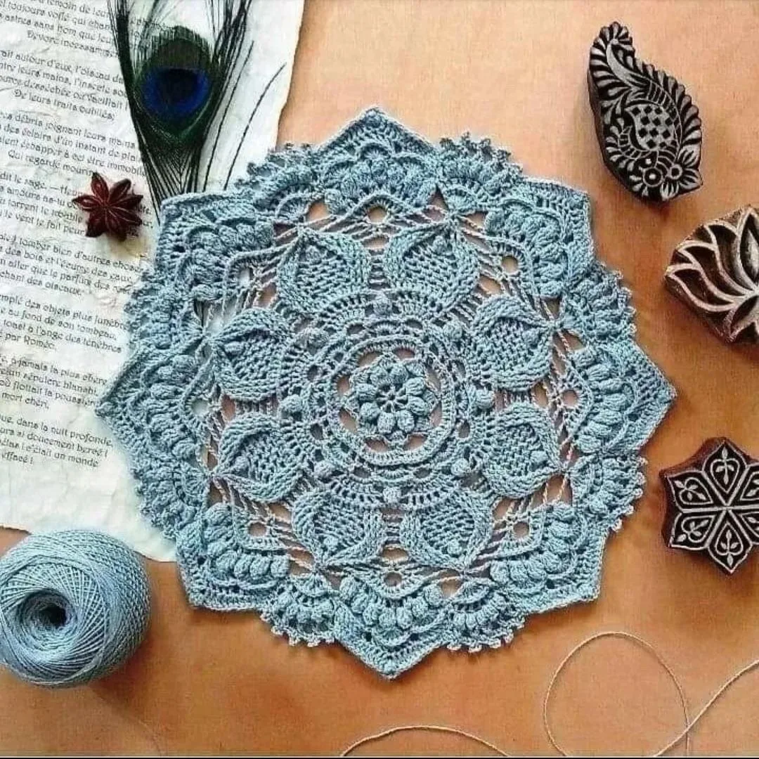 ☺️ Салфетка в вашу коллекцию

🌸 Вязание для души