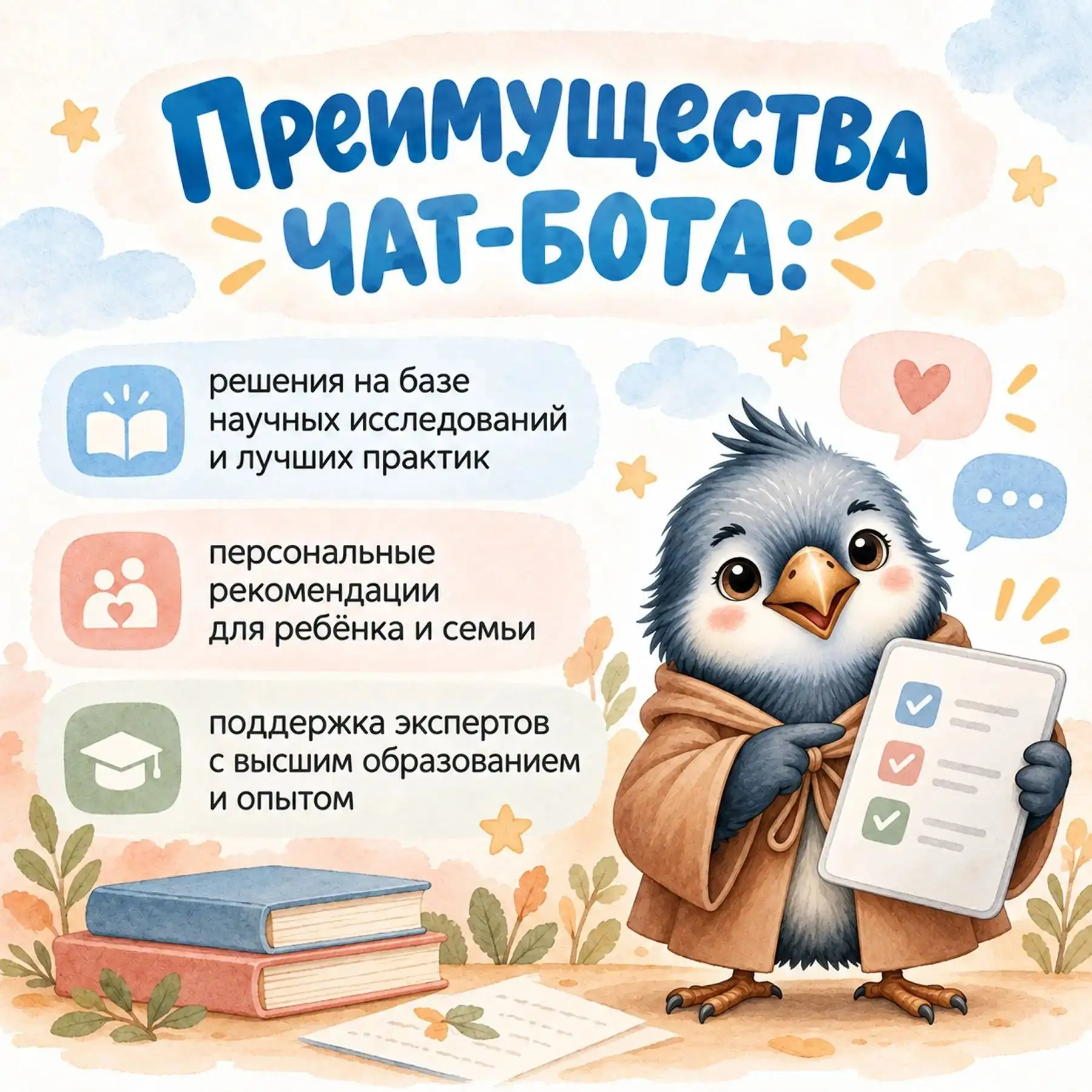 Задать вопросы о воспитании детей можно в чат-боте «КАЙВ’ЭЛЛЫ»