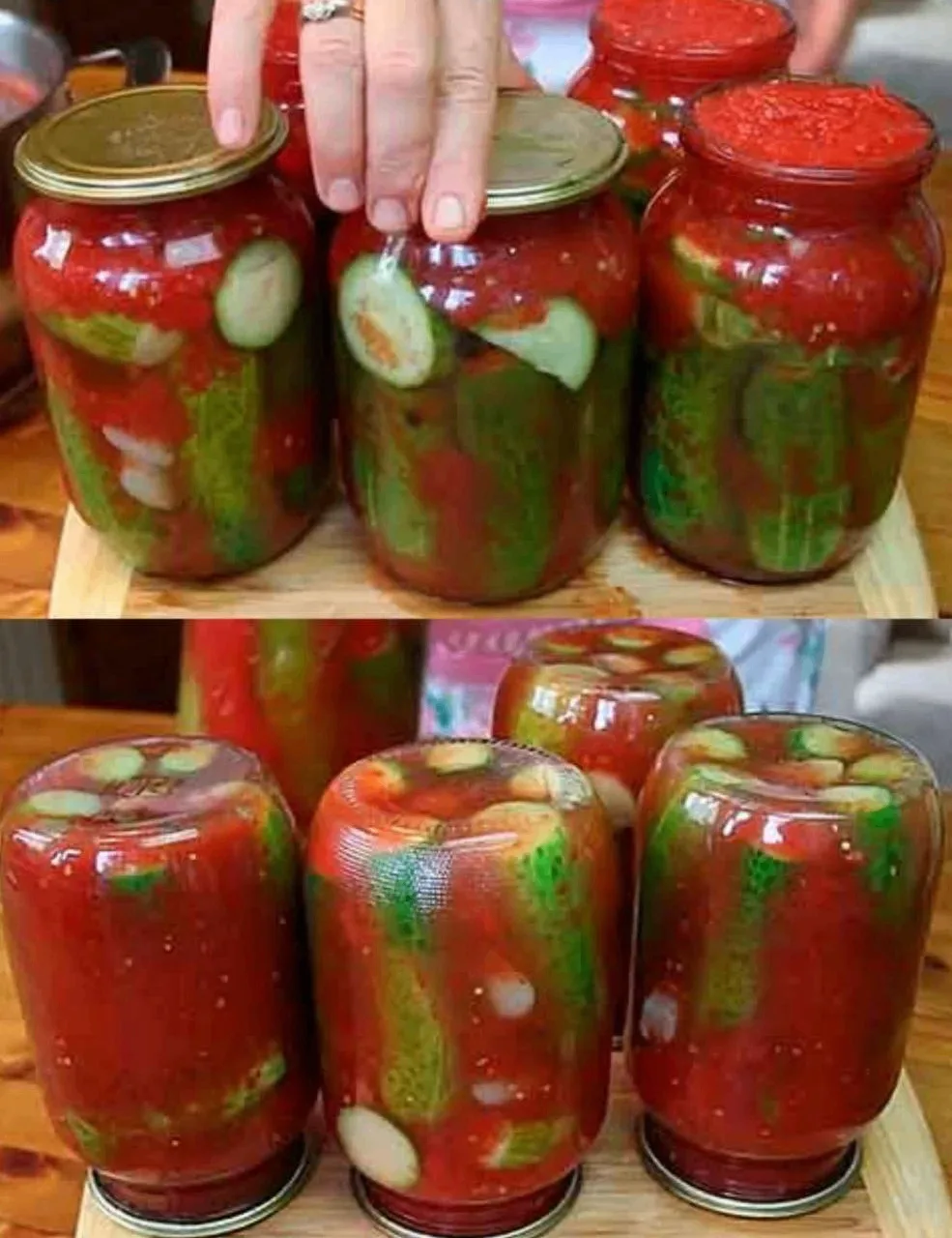 Я НЕ ОЖИДАЛА, ЧТО ОГУРЦЫ В ТОМАТНОМ СОУСЕ БУДУТ ТАКИМИ ВКУСНЫМИ 😲