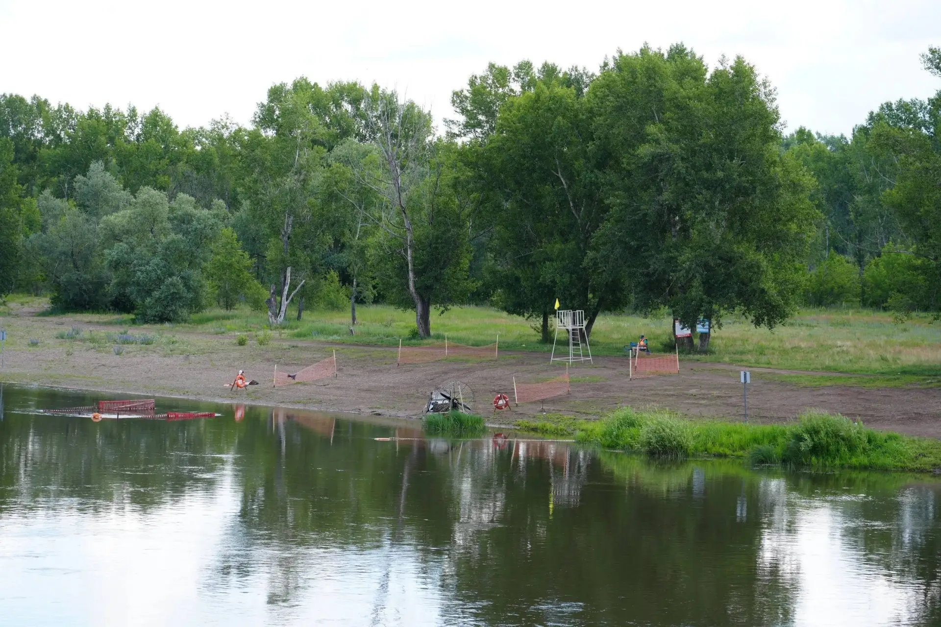 ⚡️⚡️В Салавате временно закрыт пляж на левом берегу реки Белой