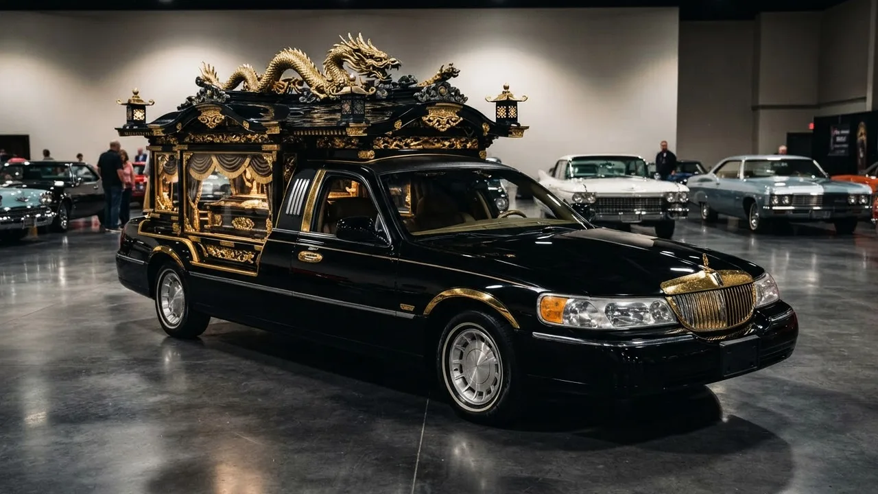 В США продают необычный Lincoln Town Car: японский катафалк на базе седана