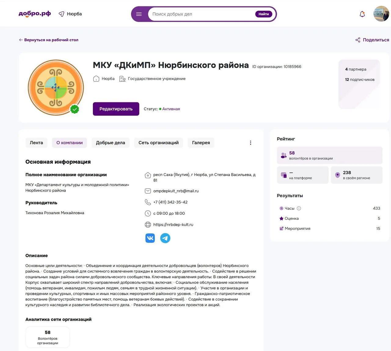 Медиа публикации