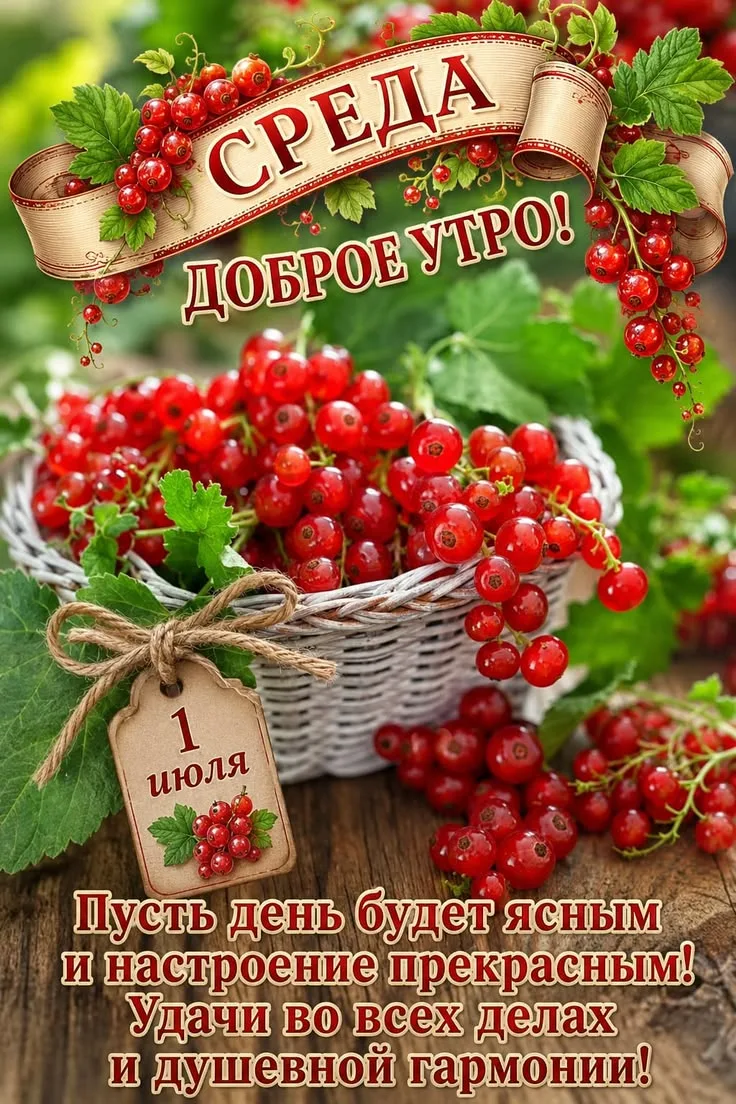 Всем доброго и позитивного июльского утра! 🌞🌹
