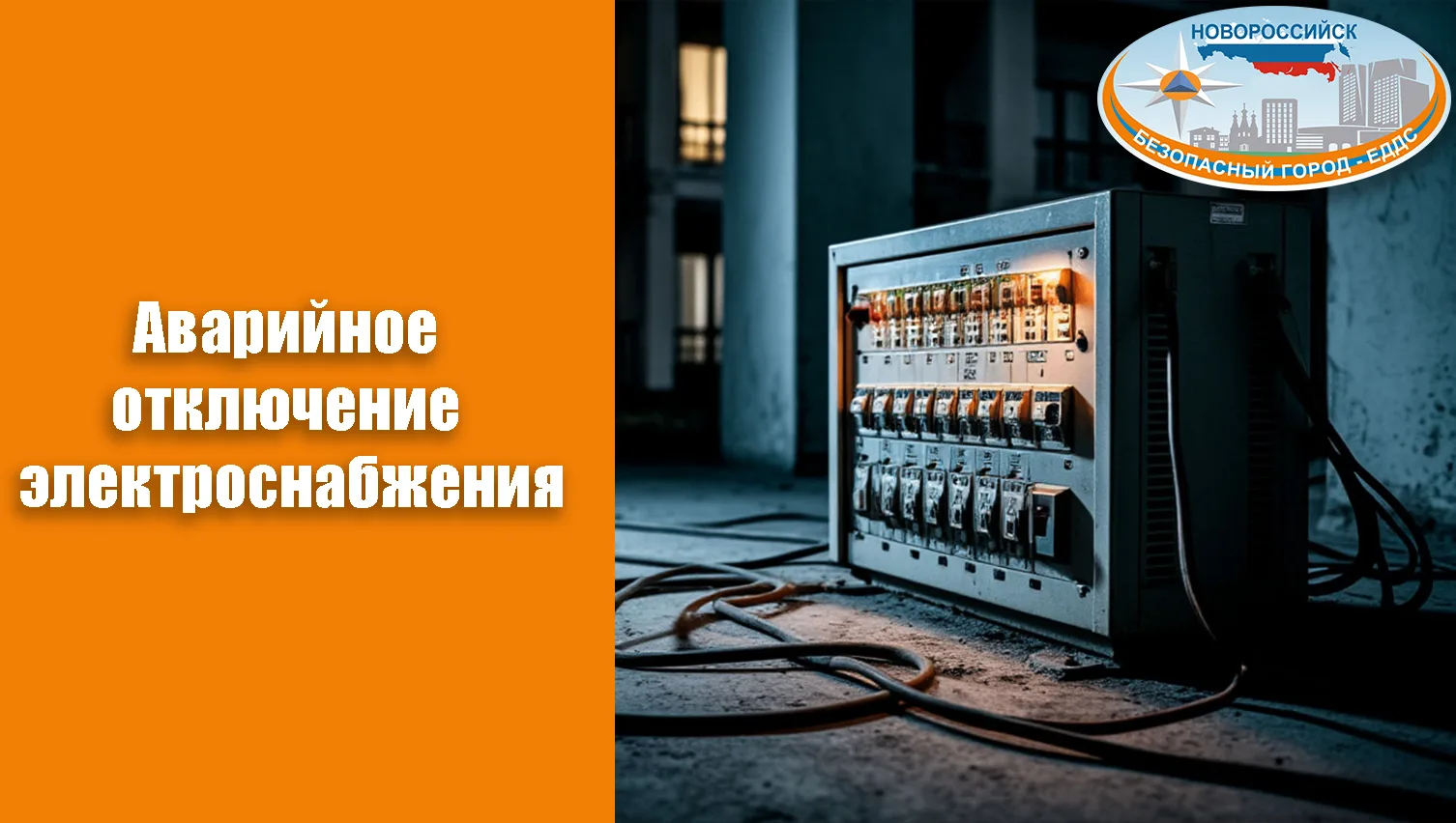 Аварийное отключение энергоснабжения ул. Южная, Мурата Ахеджака, пр. Дзержинского и др. Передано в Р
