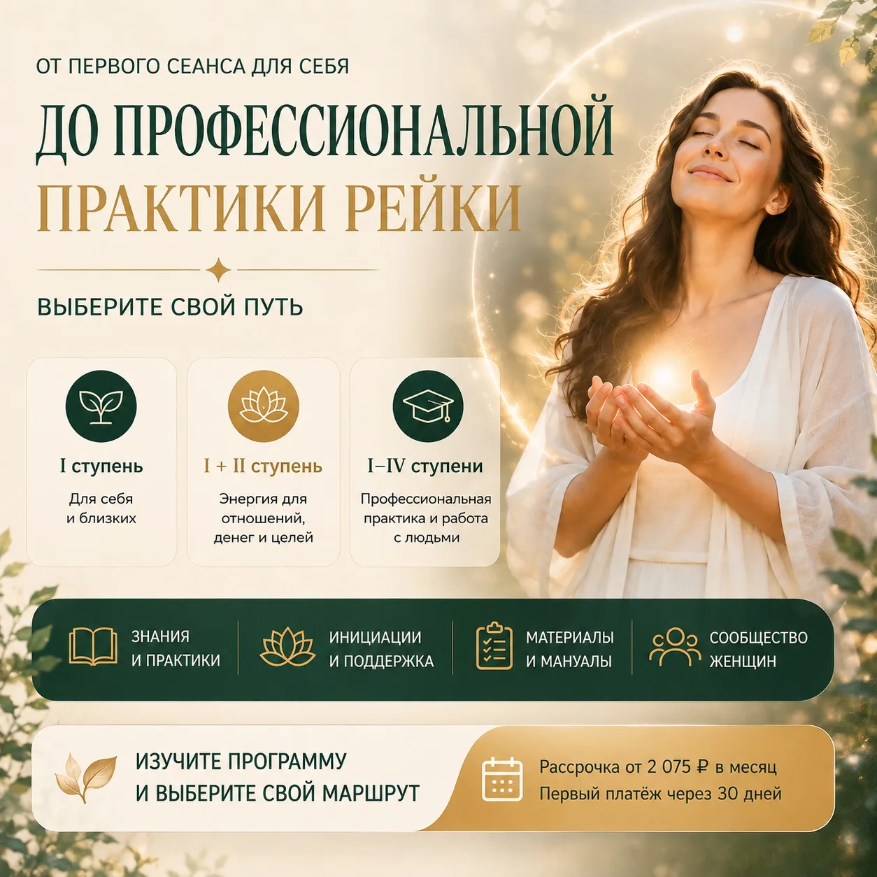 От первого сеанса для себя до профессиональной практики Рейки 🔥