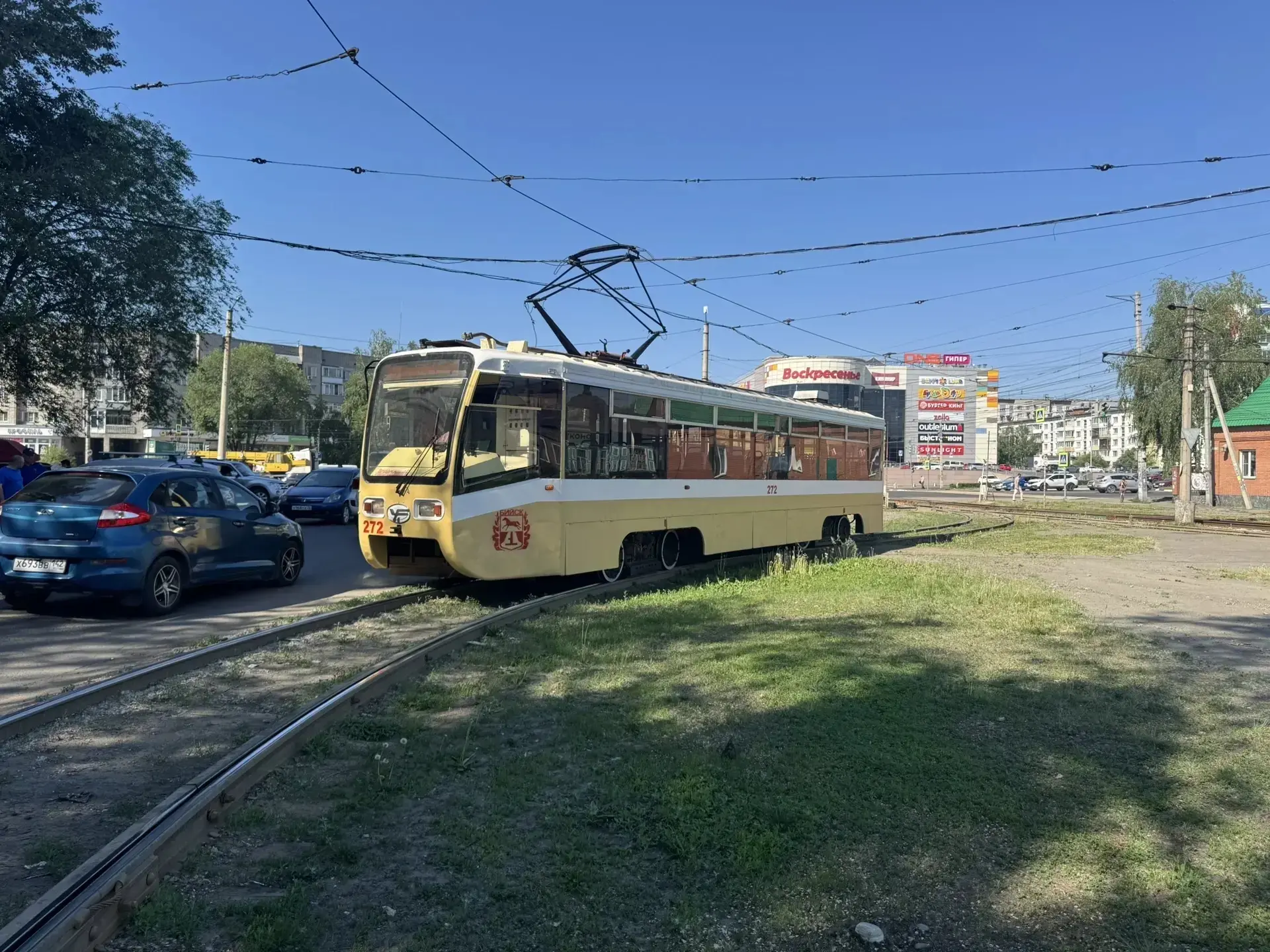 🚋 В Бийске начали тестировать трамваи из Ярославля