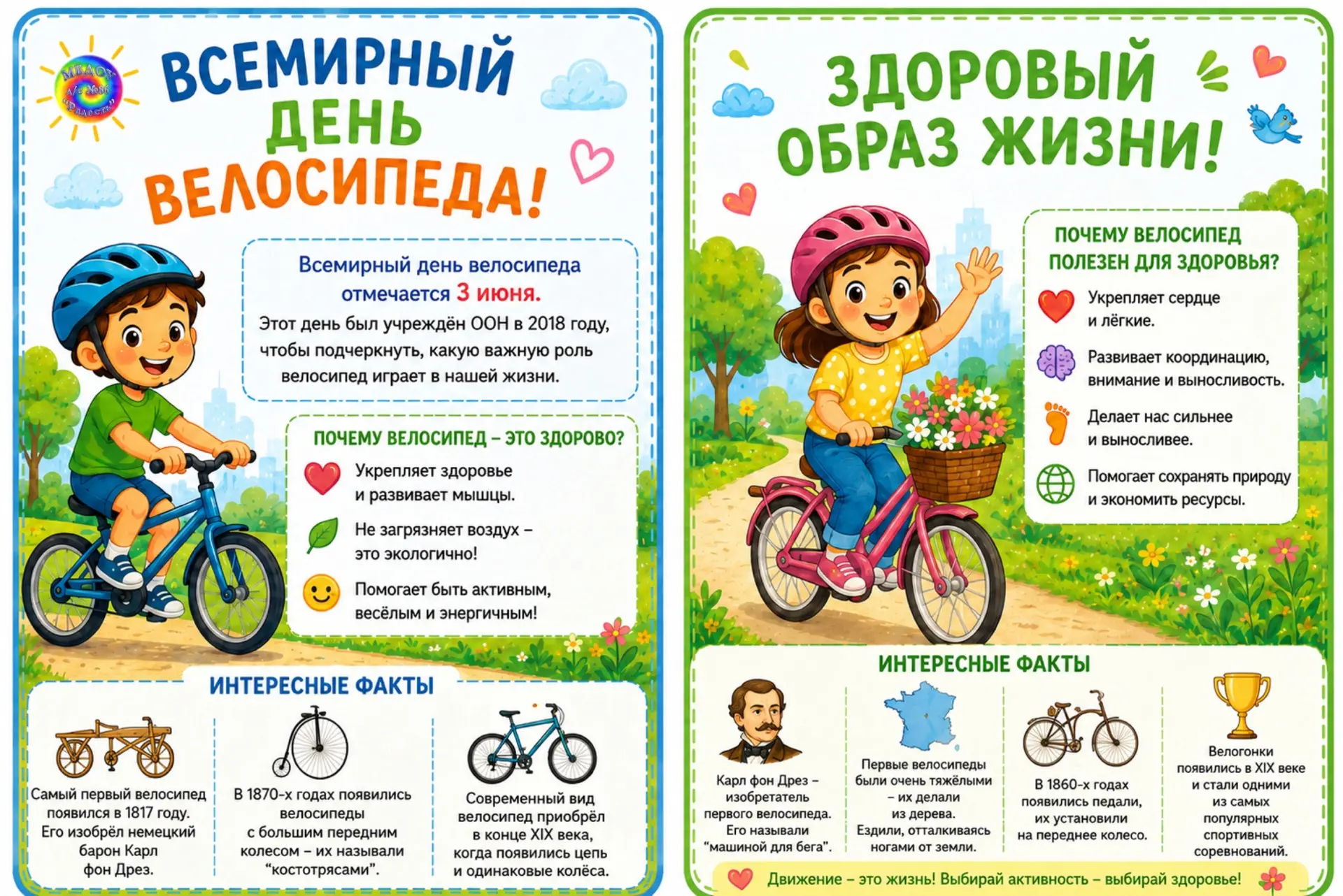 🎉ДЕНЬ ВЕЛОСИПЕДА🚲