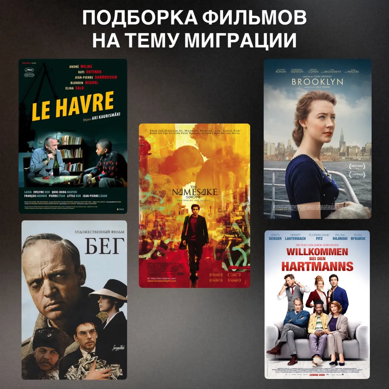 ✔️ Подборка фильмов на тему миграции